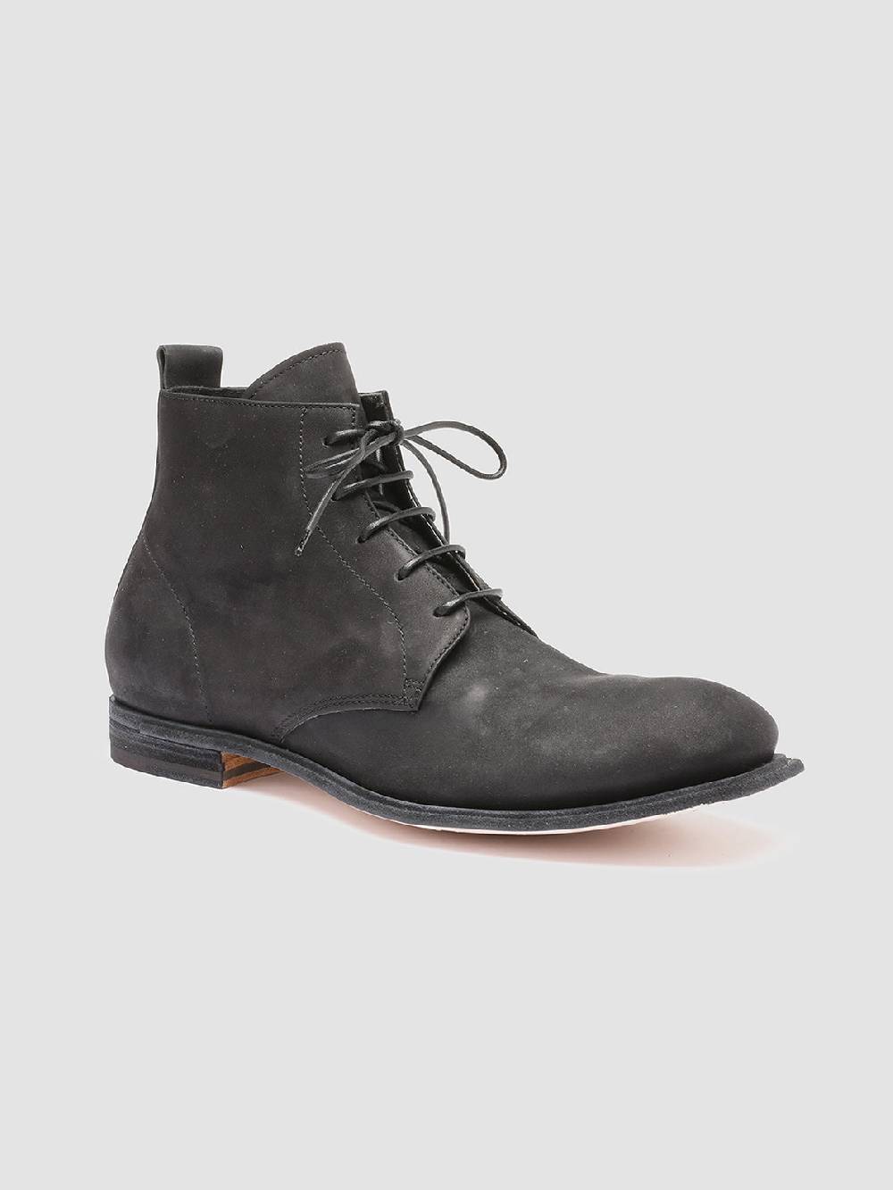 Officine Creative DURGA 002 Stivaletti in Pelle Scamosciata Nera Negozi Online