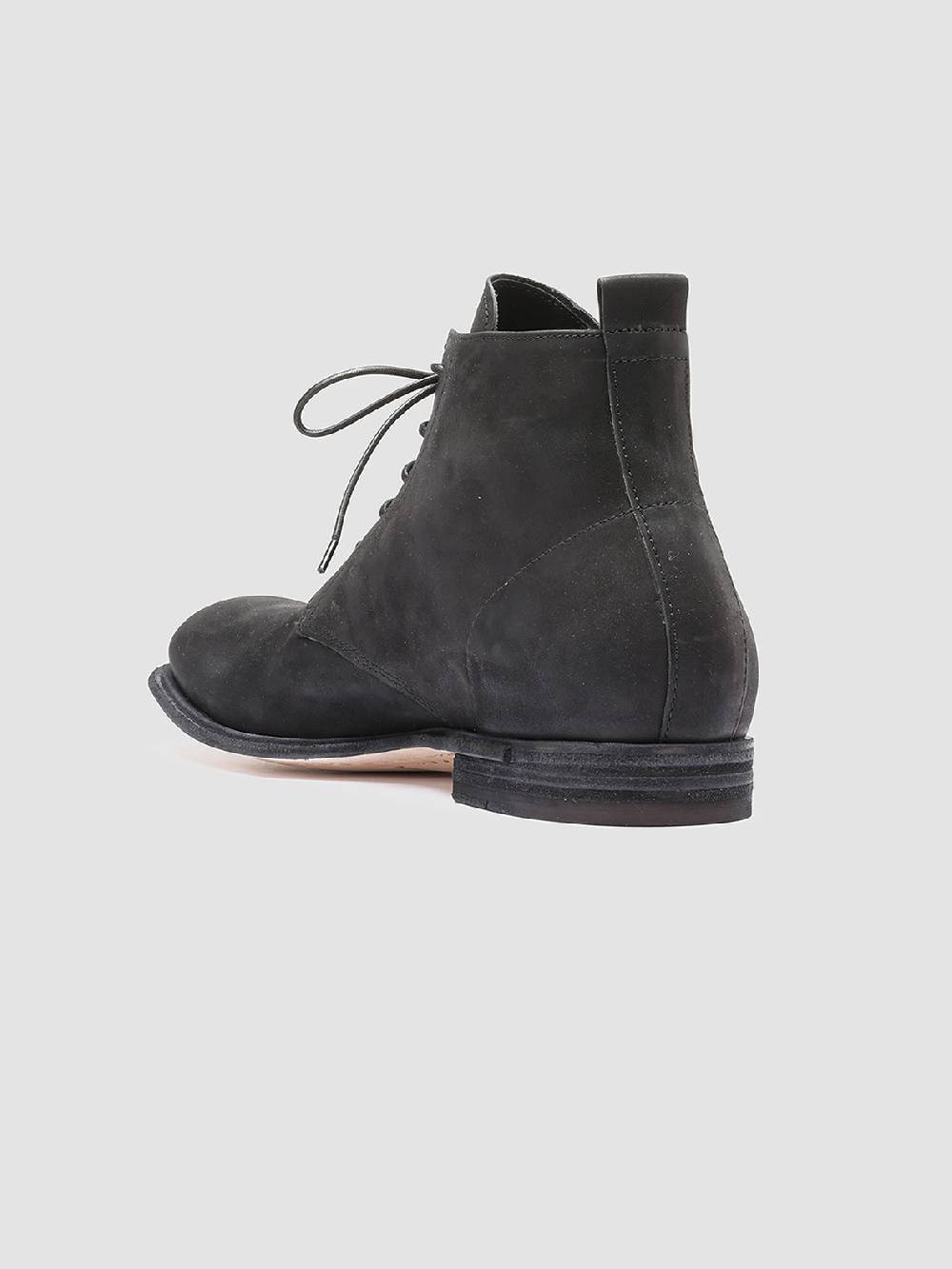 Officine Creative DURGA 002 Stivaletti in Pelle Scamosciata Nera Negozi Online