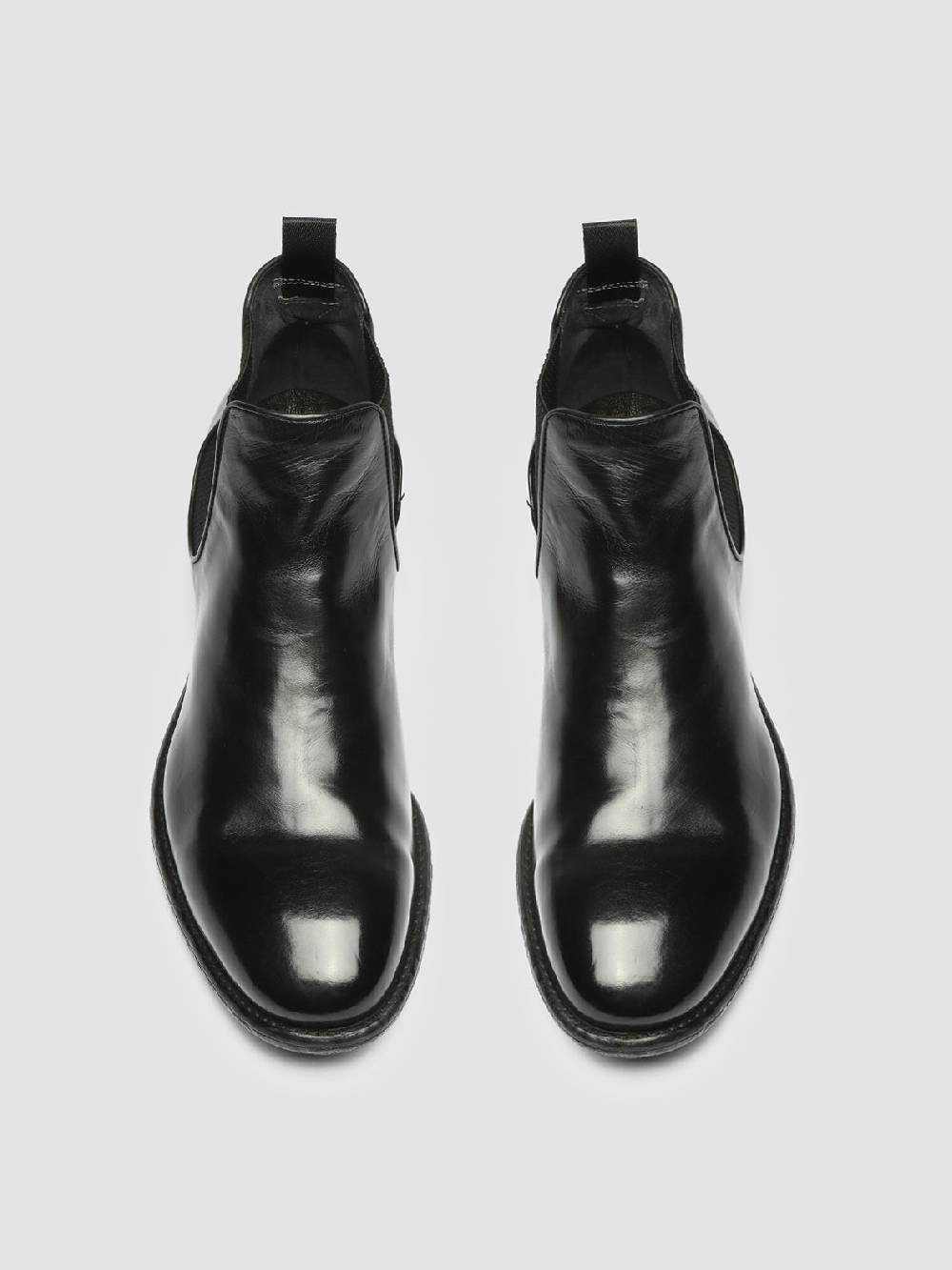 Officine Creative EMORY 012 Stivaletti Chelsea in Pelle Nera Acquista Ora