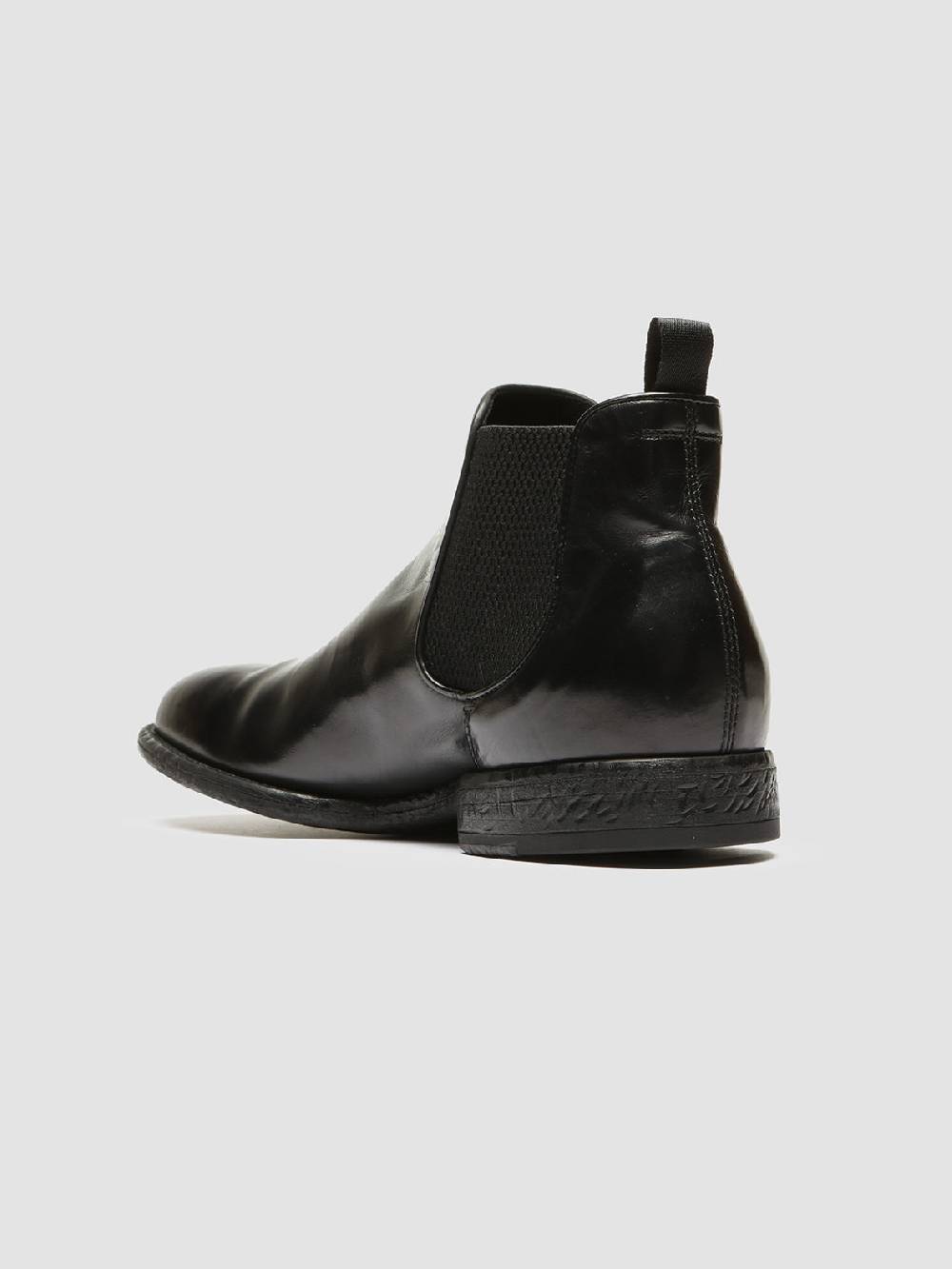 Officine Creative EMORY 012 Stivaletti Chelsea in Pelle Nera Acquista Ora