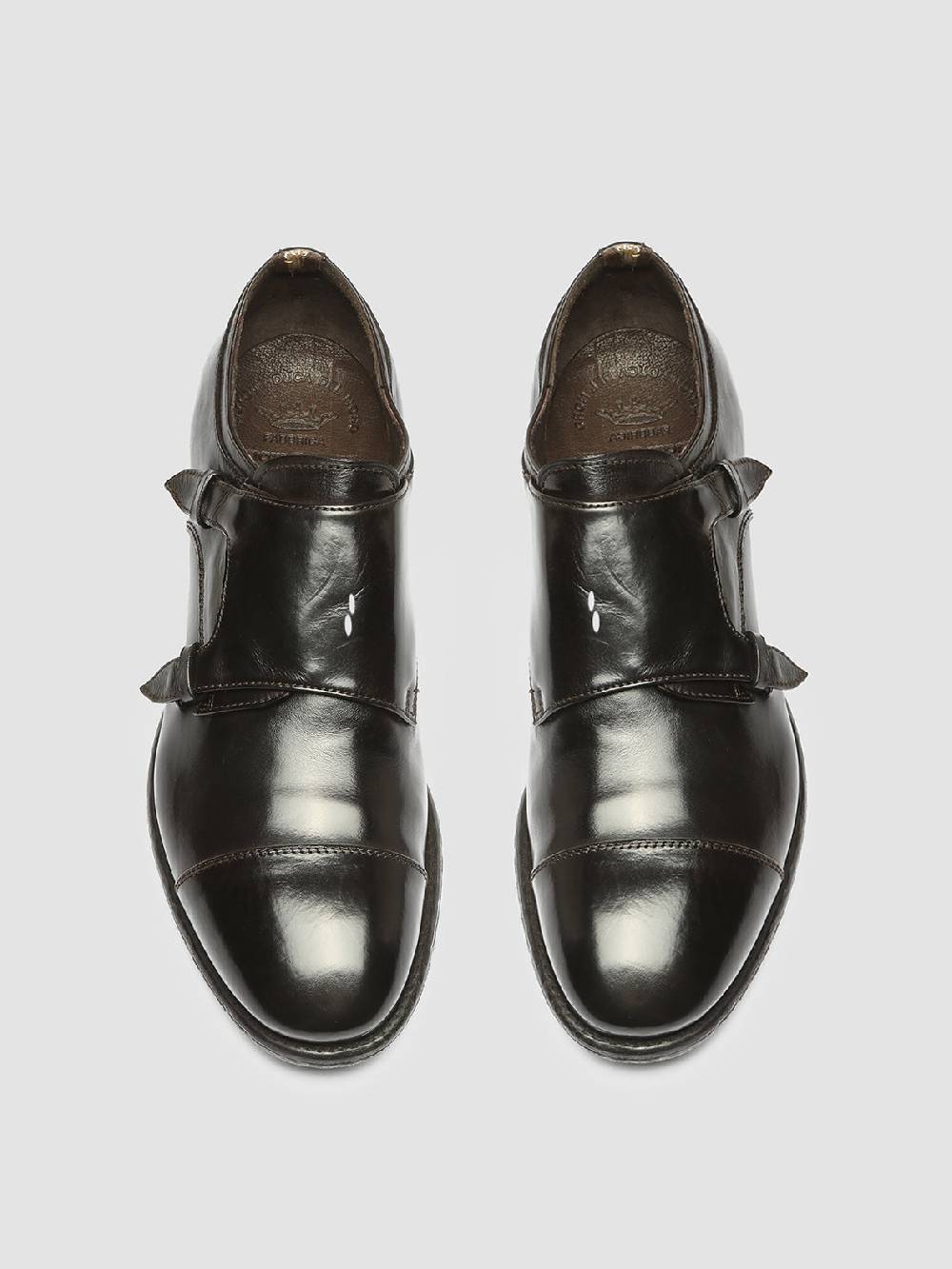 Officine Creative EMORY 017 Derby in Pelle Marrone Fino Al -60%