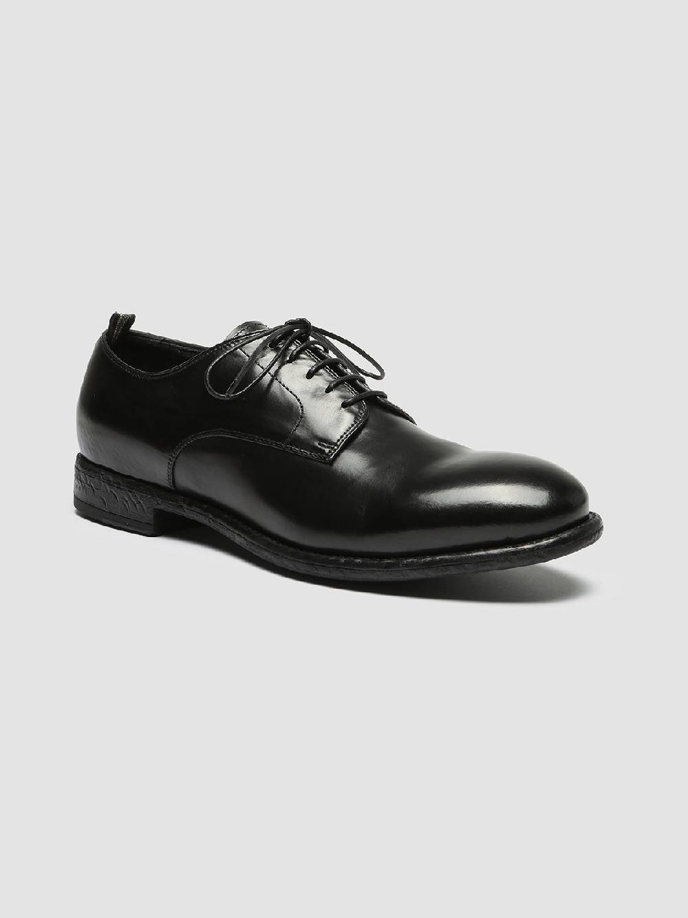 Officine Creative EMORY 022 Derby in Pelle Nera Shopping Online