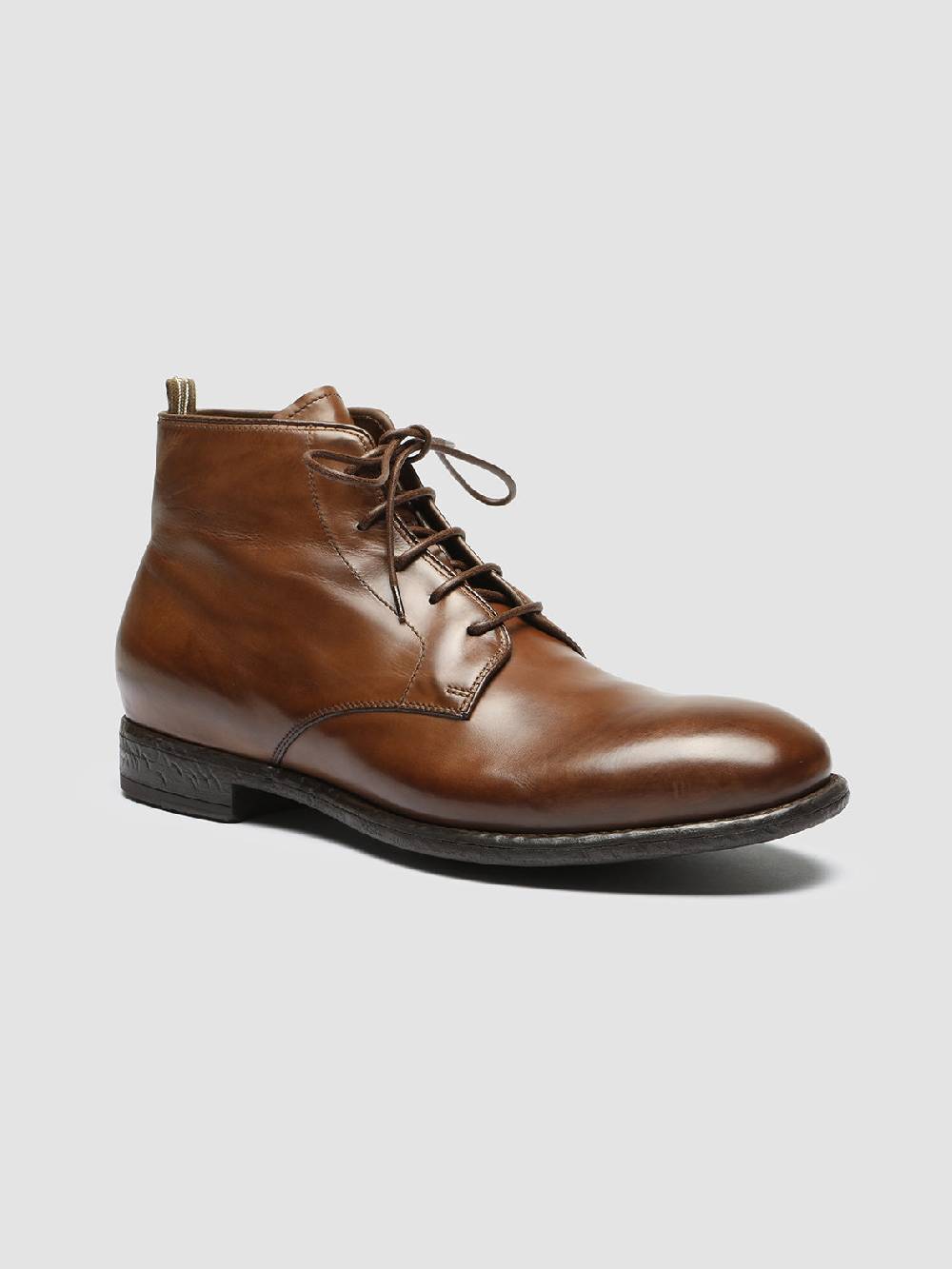 Officine Creative EMORY 023 Stivaletti in Pelle Marrone Prezzo Ridotto