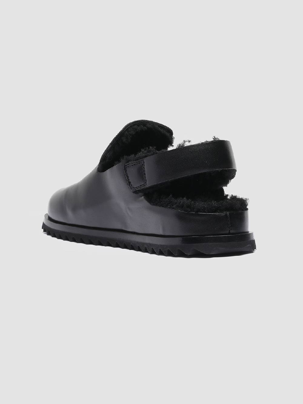 Officine Creative PELAGIE D’HIVER 004 Pump Slingback in Pelle Nera e Montone Offerta
