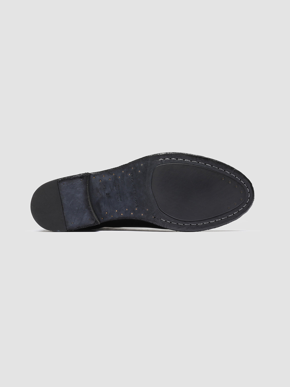 Officine Creative SELINE 002 Stivaletti Chelsea in Pelle Nera Outlet