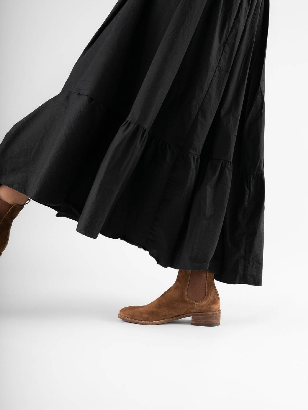 Officine Creative SELINE 029 Stivaletti Chelsea in pelle scamosciata Marrone In Vendita