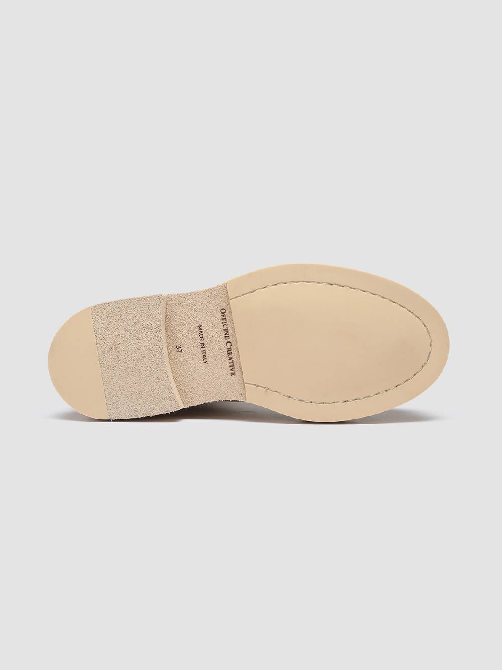 Officine Creative TONAL 105 Stivaletti Chelsea in Pelle Avorio Moda