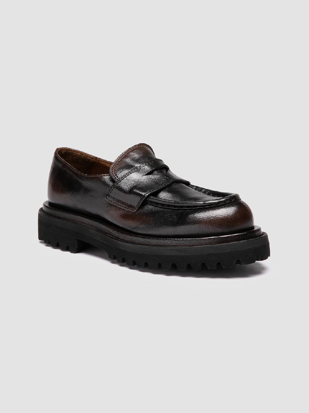 Officine Creative WISAL DD 101 Mocassini in Pelle Marrone 2025