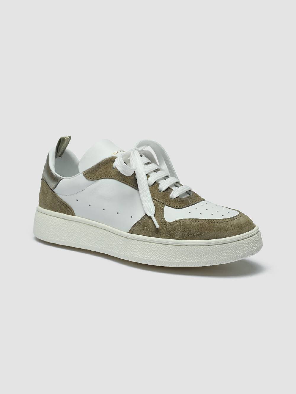 Officine Creative MOWER 110 Sneakers in Pelle Bianca Pezzi Unici