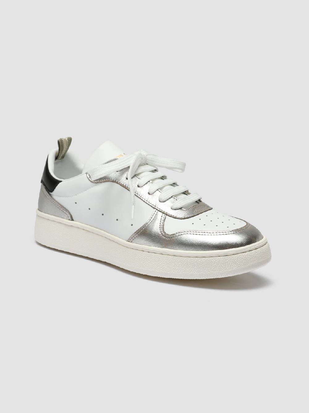 Officine Creative MOWER 110 Sneakers in Pelle Bianca Soddisfazione Garantita