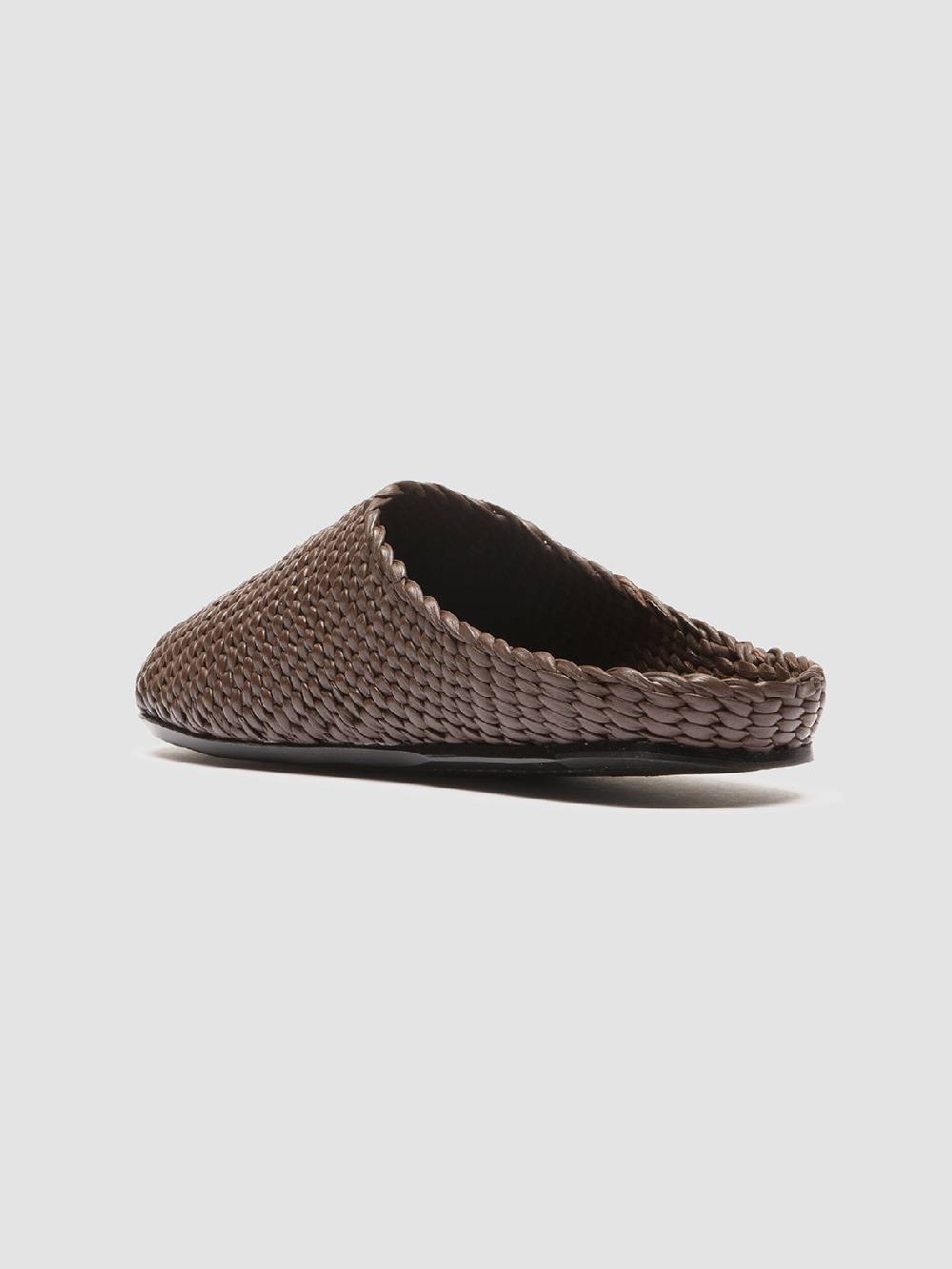Officine Creative POLLY 001 Sabot in Pelle Marrone Negozi Online