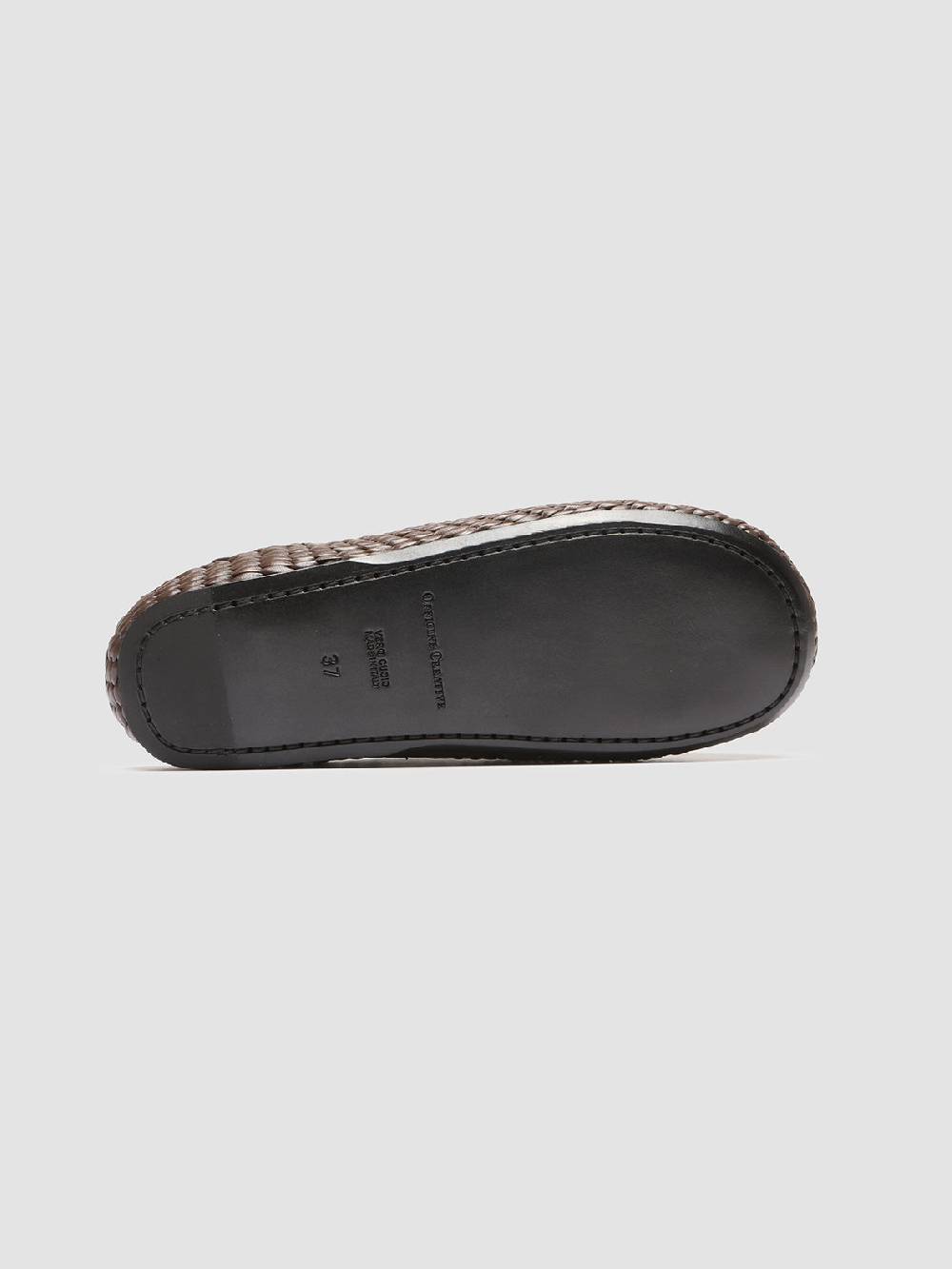 Officine Creative POLLY 001 Sabot in Pelle Marrone Negozi Online