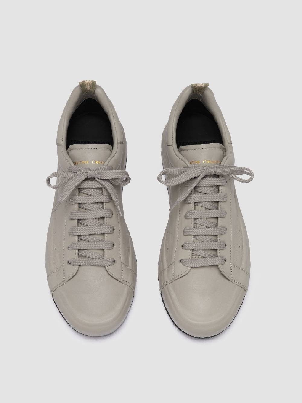 Officine Creative PRIMARY 101 Sneakers in Pelle Tortora Fino Al -60%