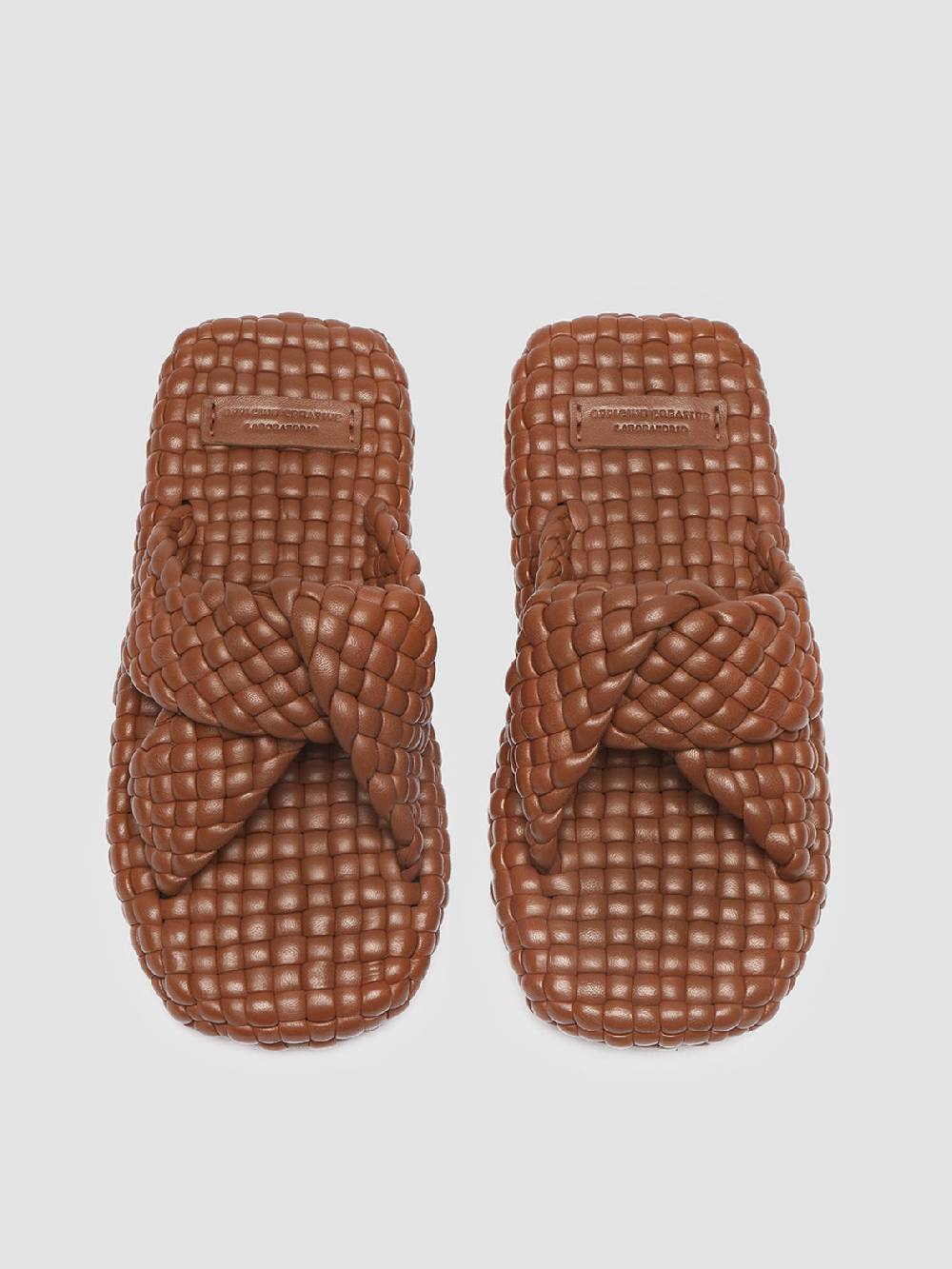 Officine Creative WILLOW 001 Sandali in Pelle Marrone Prezzo Ridotto