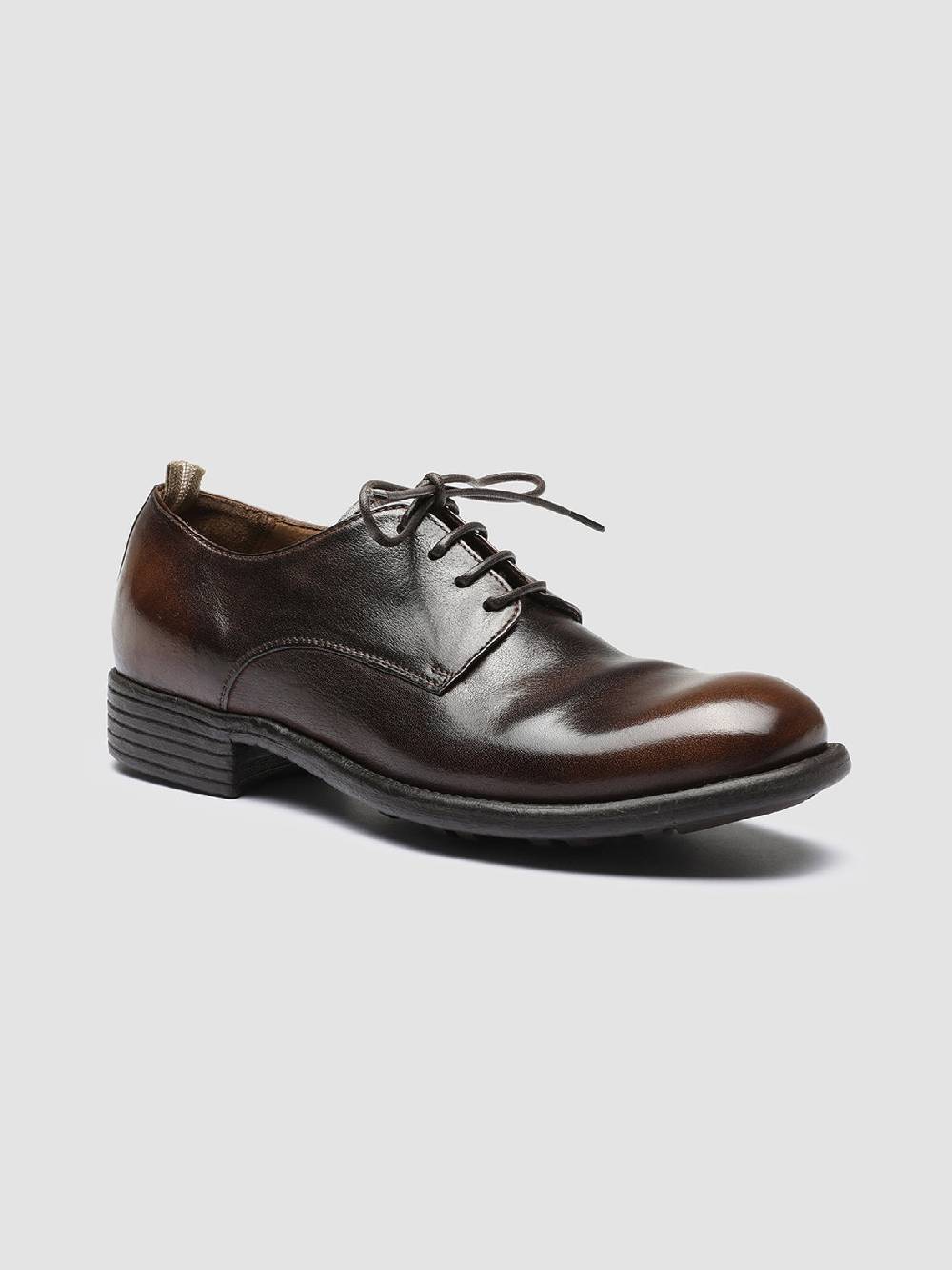 Officine Creative CALIXTE 001 Derby in Pelle Marrone Sconto