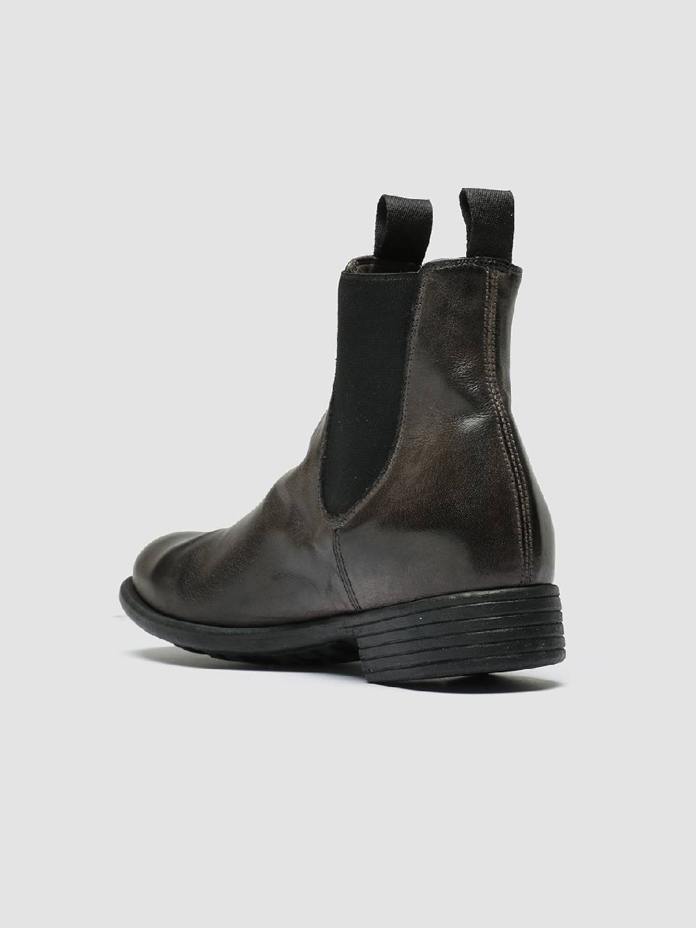 Officine Creative CALIXTE 004 Stivaletti Chelsea in Pelle Grigia Offerta