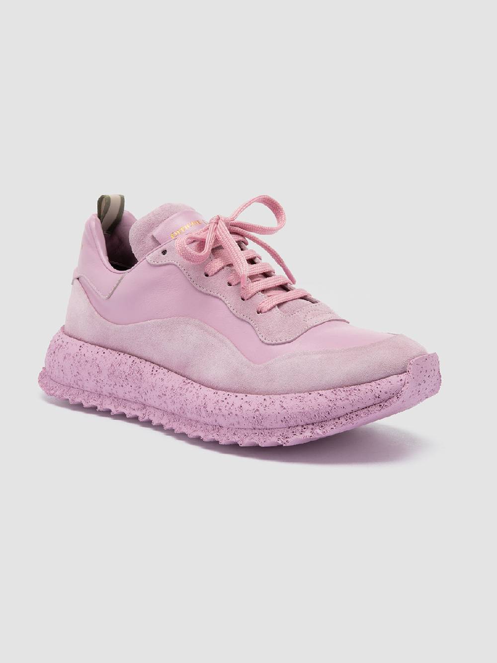 Officine Creative RACE RUBREX 101 Sneakers Basse in Pelle e Camoscio Rosa In Vendita