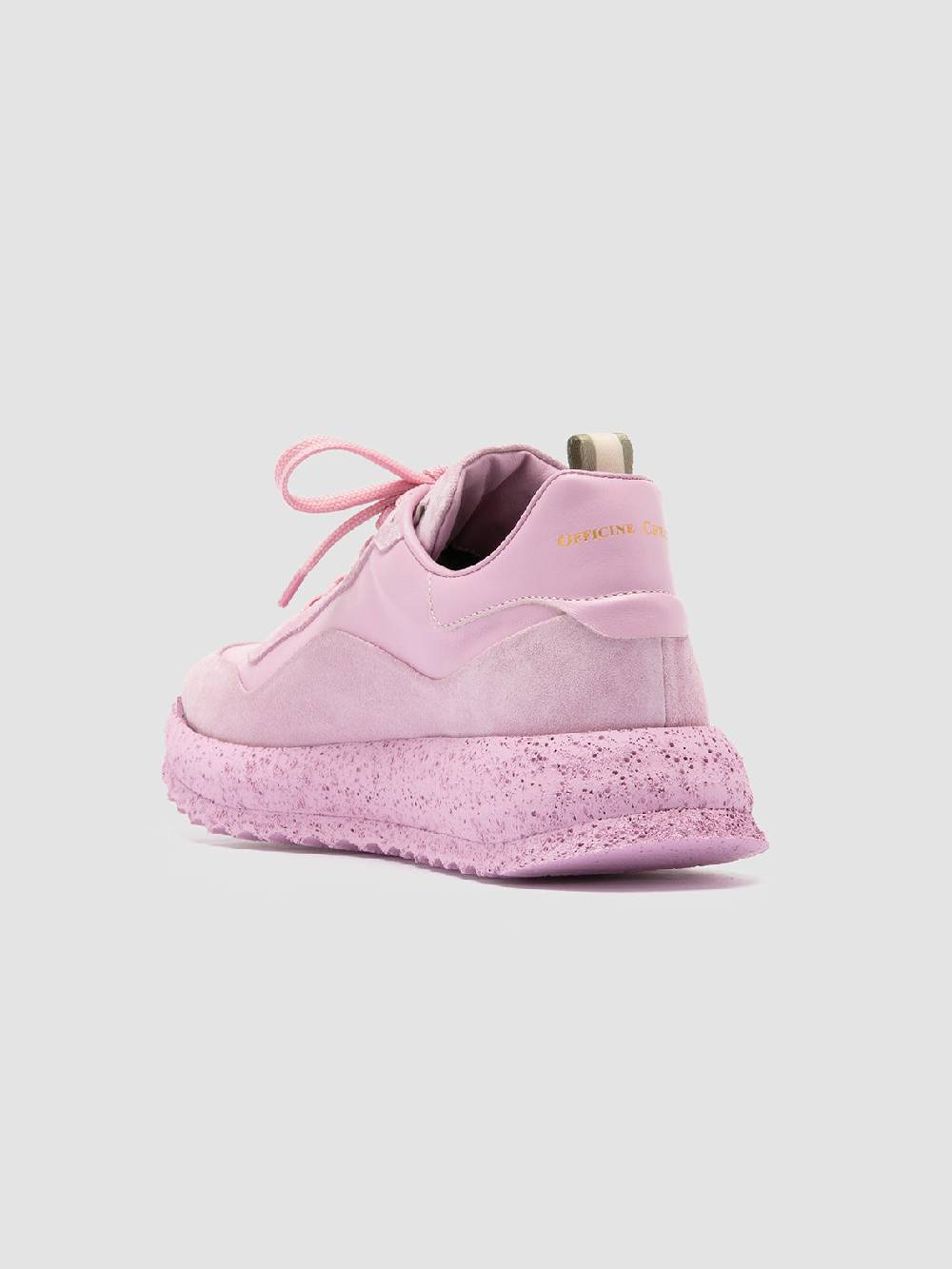 Officine Creative RACE RUBREX 101 Sneakers Basse in Pelle e Camoscio Rosa In Vendita