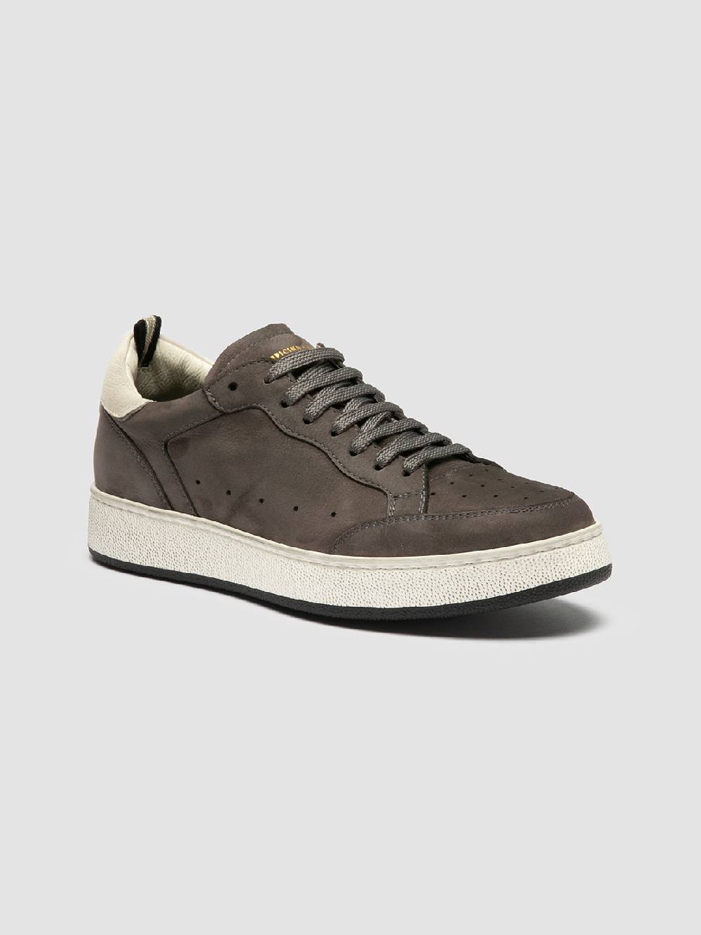 Officine Creative THE ANSWER 102 Sneaker Basse in Nabuk Grigio I Più Venduti
