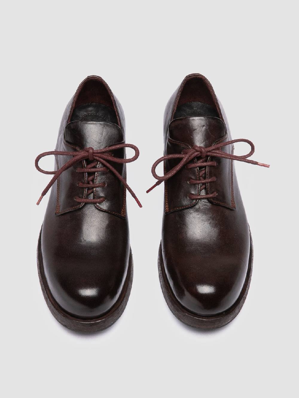Officine Creative BULLA DD 301 Derby in Pelle Marrone Nuova