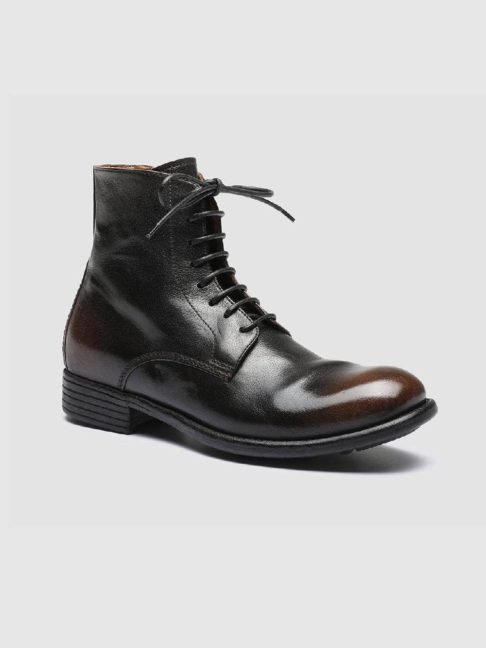 Officine Creative CALIXTE 002 Stivali in Pelle Nera con Zip 2025