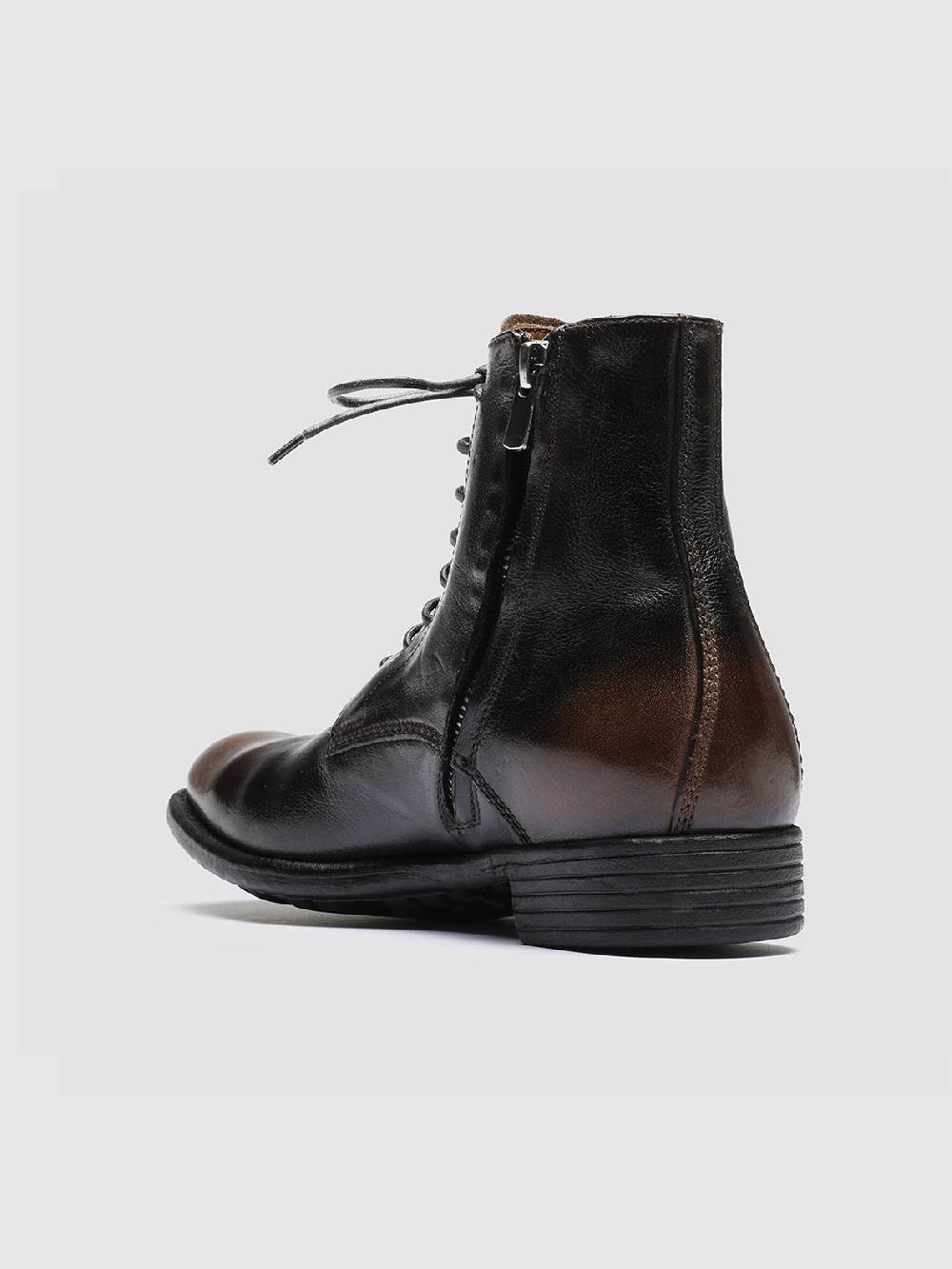 Officine Creative CALIXTE 002 Stivali in Pelle Nera con Zip 2025