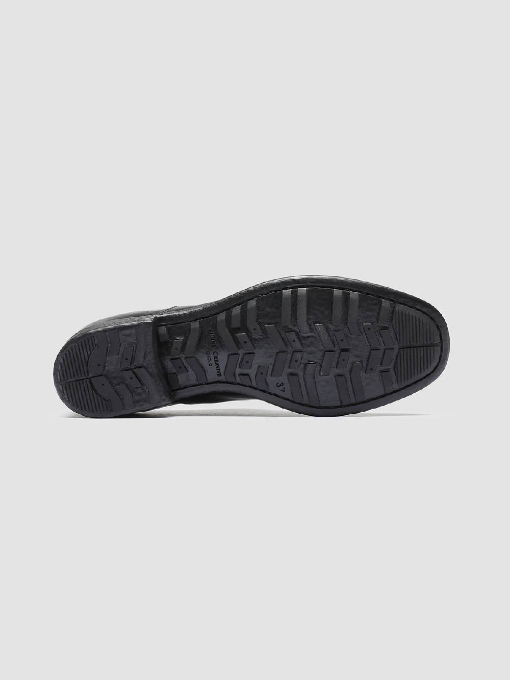 Officine Creative CALIXTE 003 Oxford in Pelle Nera Italia