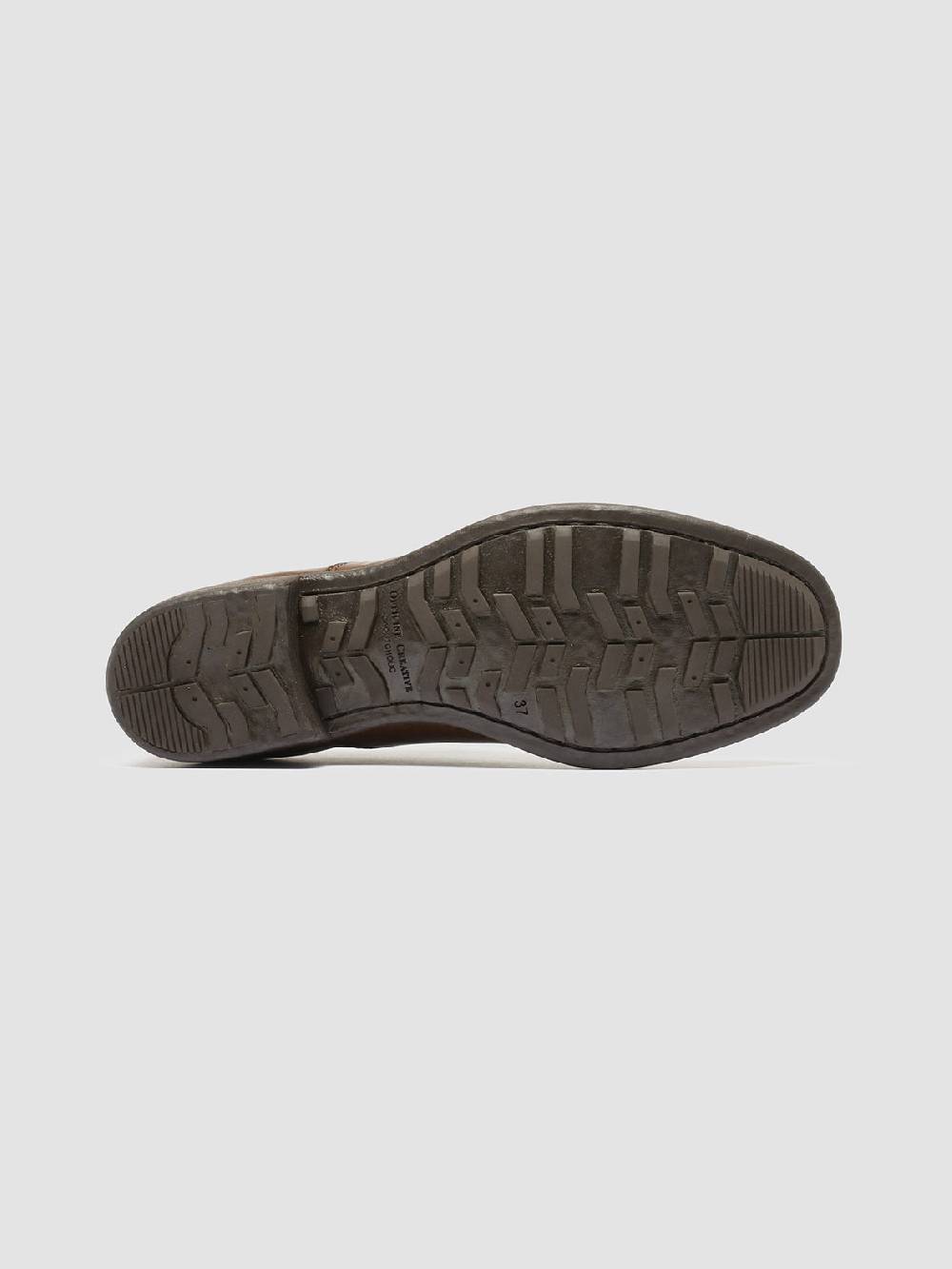 Officine Creative CALIXTE 003 Oxford in Pelle Marrone 2025