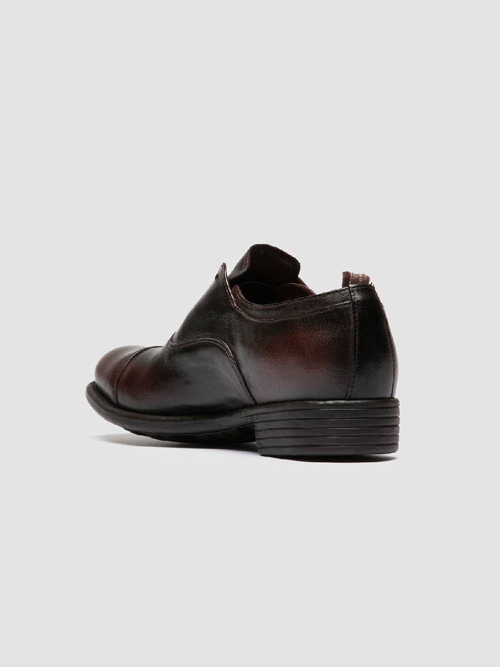 Officine Creative CALIXTE 003 Oxford in Pelle Marrone In Linea