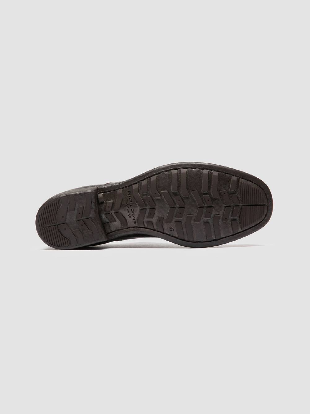 Officine Creative CALIXTE 003 Oxford in Pelle Marrone In Linea