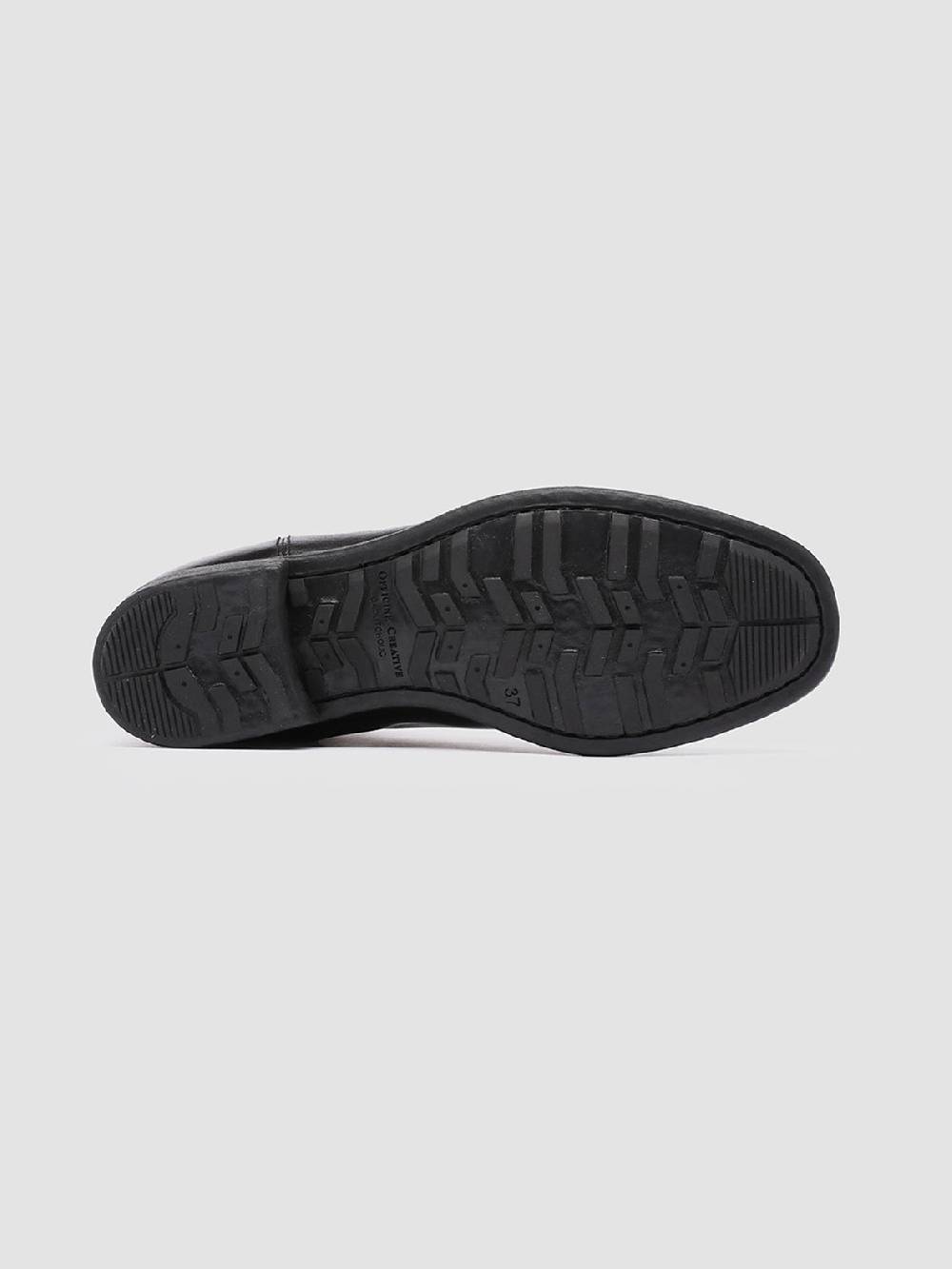 Officine Creative CALIXTE 004 Stivaletti Chelsea in Pelle Nera Nuovo