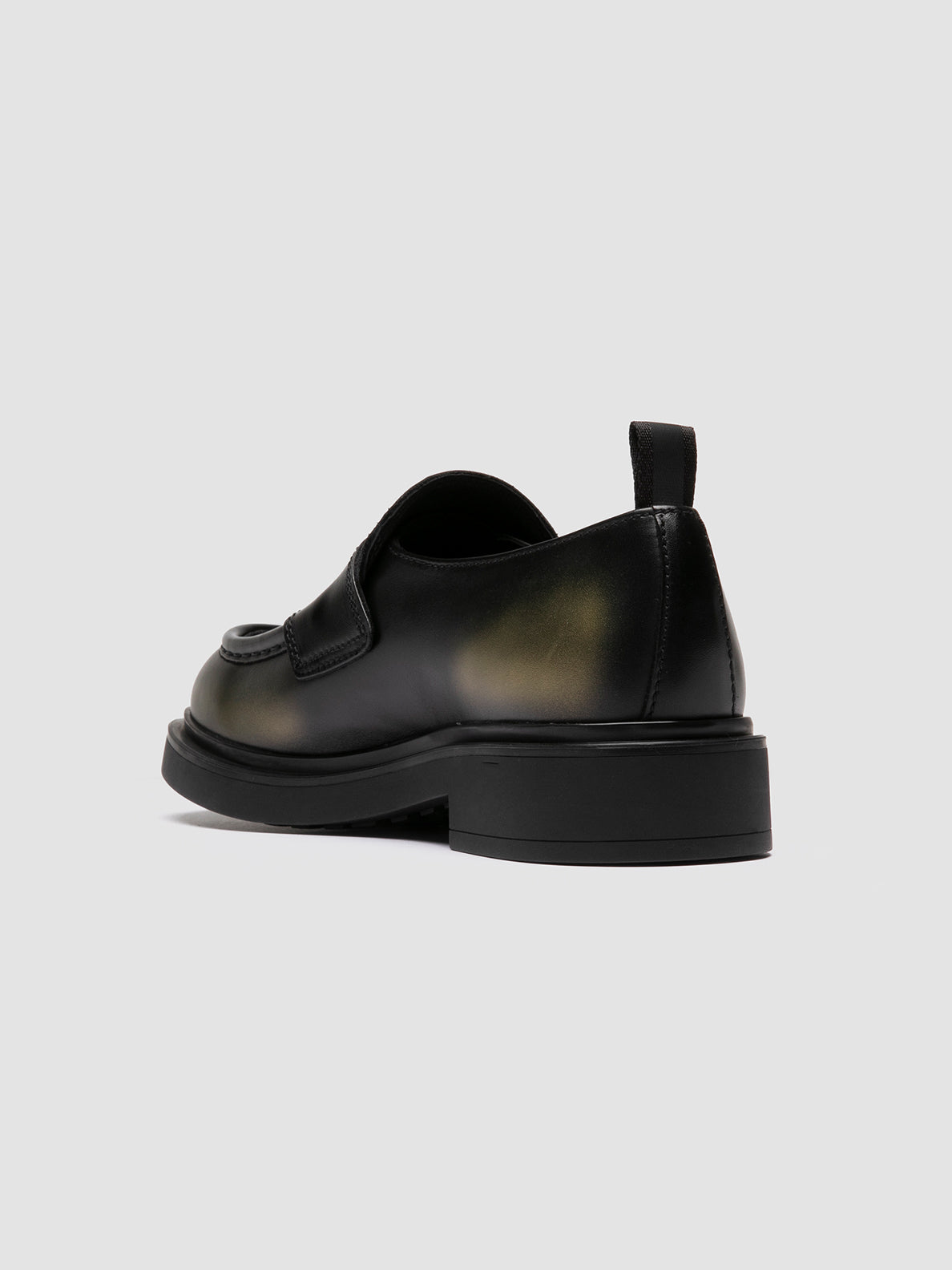 Officine Creative ENGINEER 101 Mocassini Penny in Pelle Metallizzata Pezzi Unici