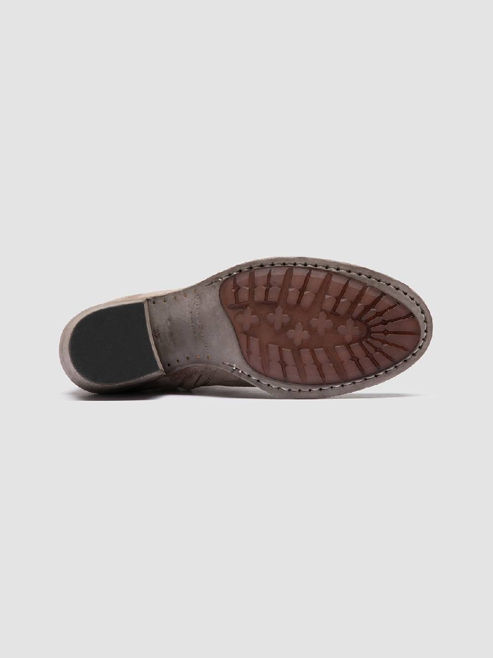 Officine Creative GODEAU 001 Stivali con Zip in Pelle Scamosciata Tortora Acquista Ora