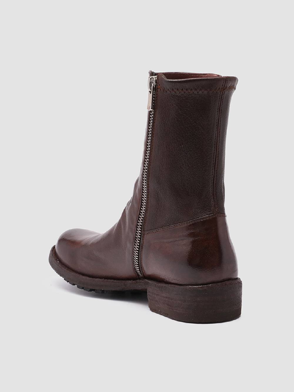 Officine Creative LEGRAND 203 Stivaletti in Pelle Marrone Shopping Online