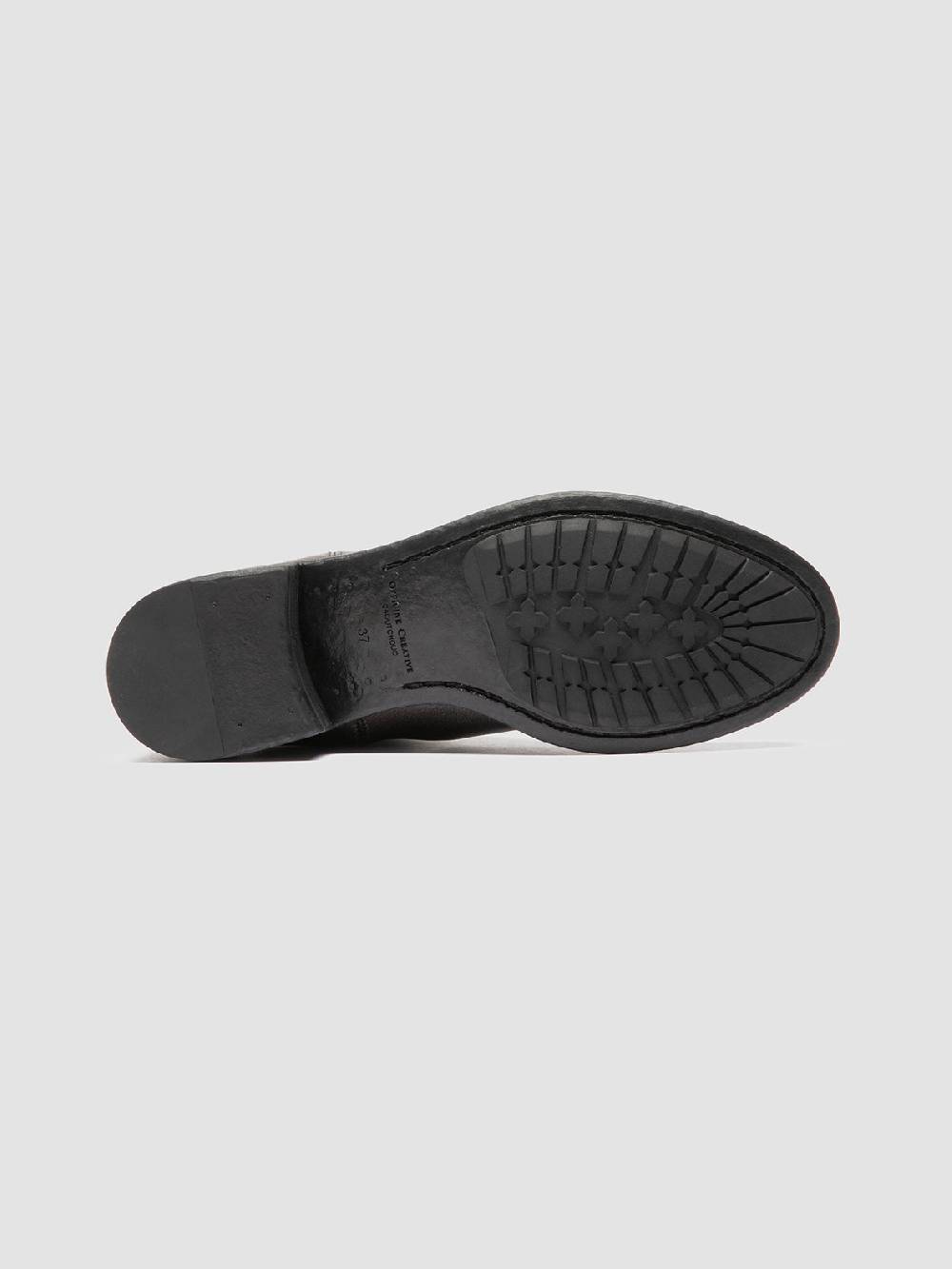 Officine Creative LIS 003 Stivaletti Chelsea in Pelle Grigia Moda