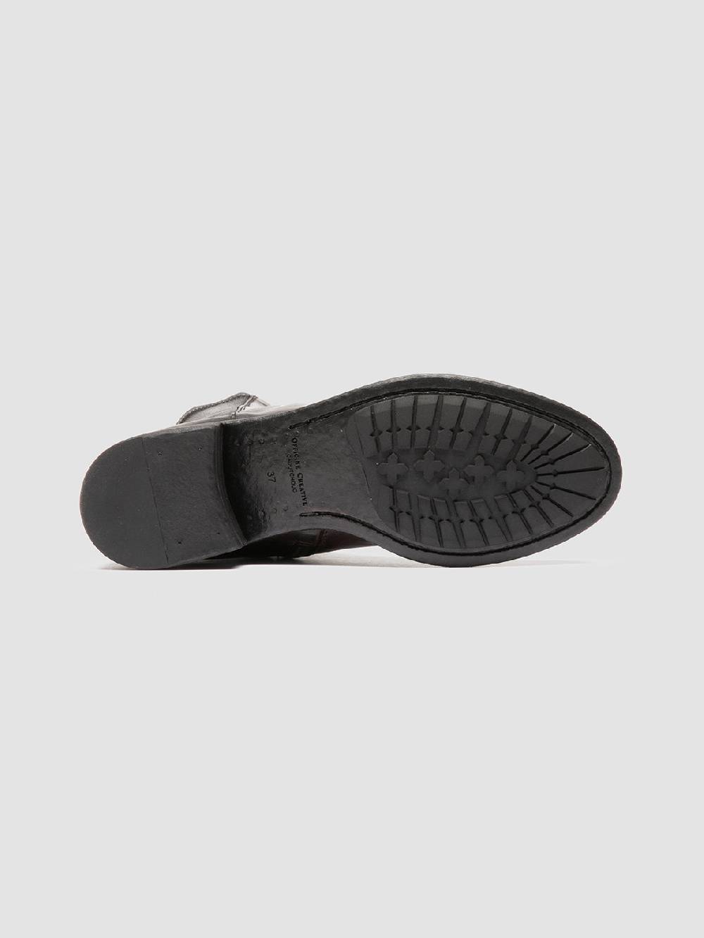 Officine Creative LIS 004 Stivali con Zip in Pelle Marrone Spedizione gratuita