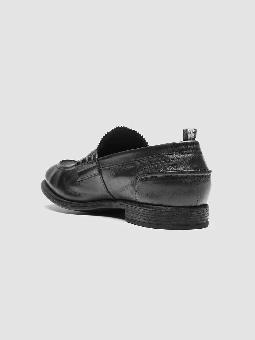 Officine Creative CHRONICLE 144 Mocassini Penny Loafer in Pelle Nera Fornitura limitata