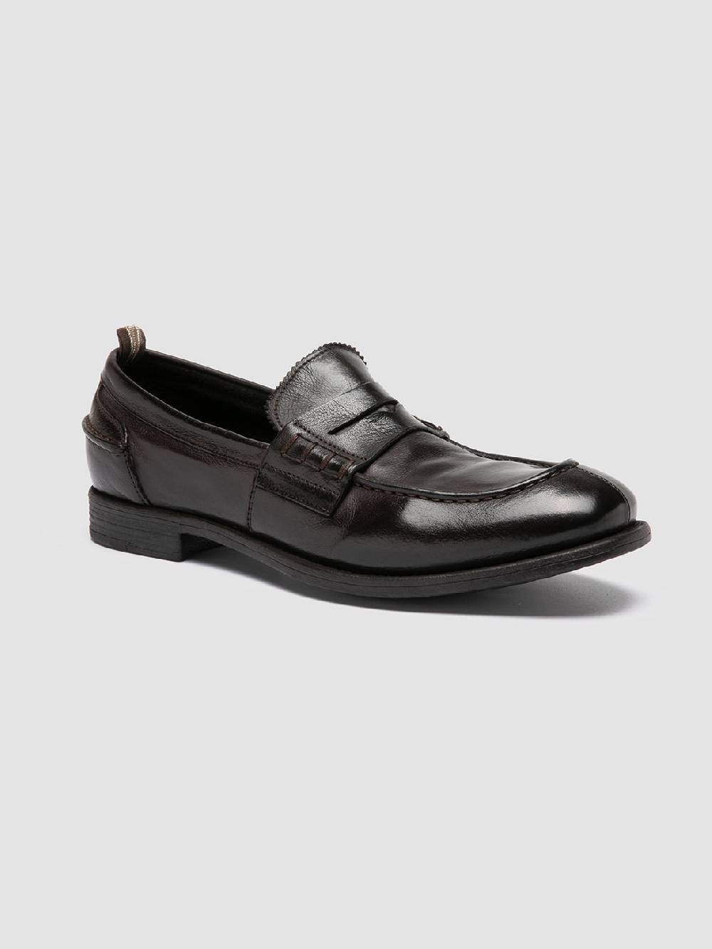 Officine Creative CHRONICLE 144 Mocassini Penny Loafer in Pelle Marrone Shopping online