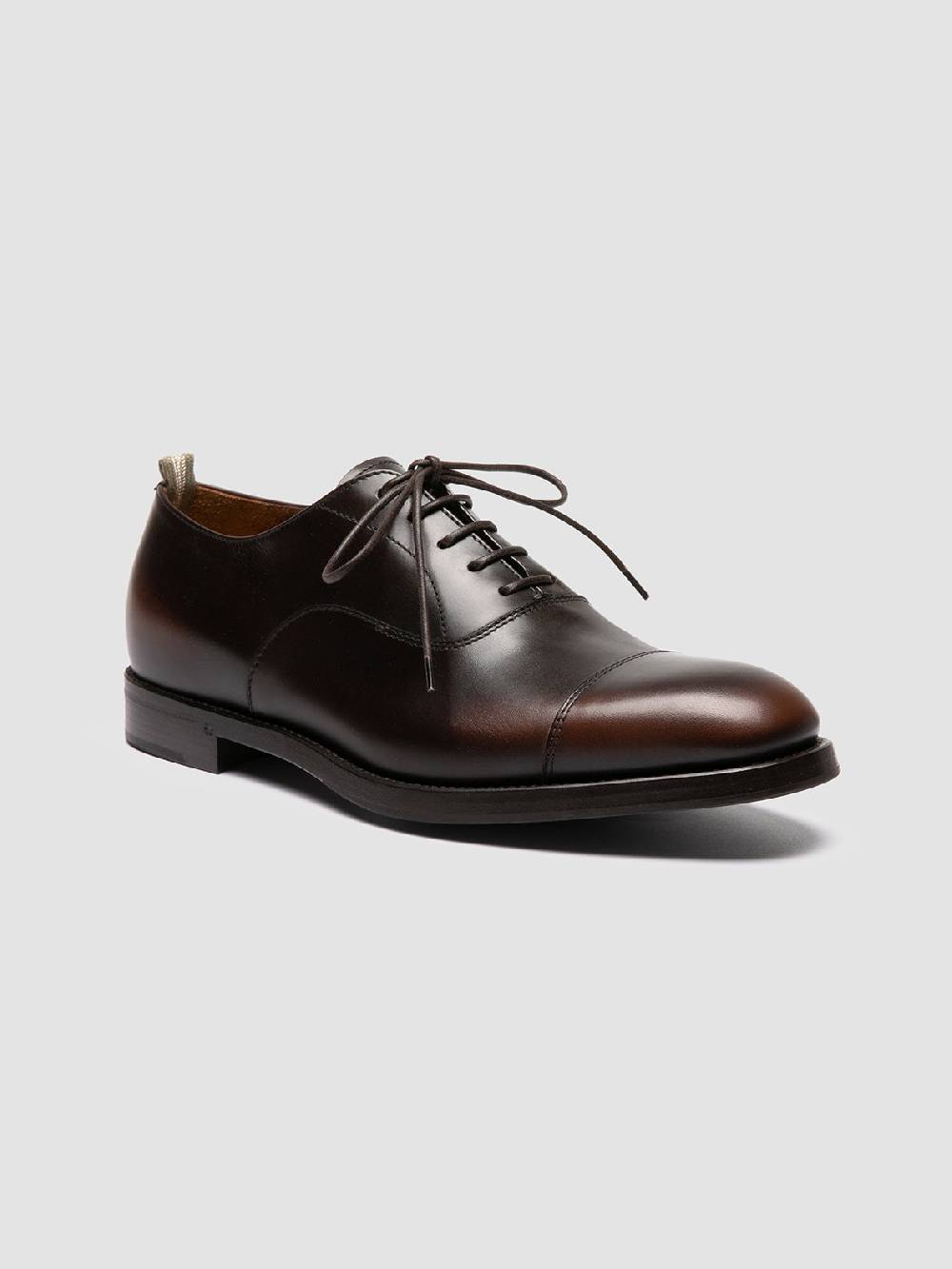 Officine Creative CONSULTANT 003 Oxford in Pelle Marrone Vendite stagionali