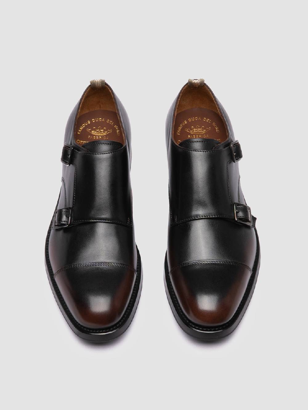 Officine Creative CONSULTANT 004 Monk Strap in Pelle Marrone Black Friday