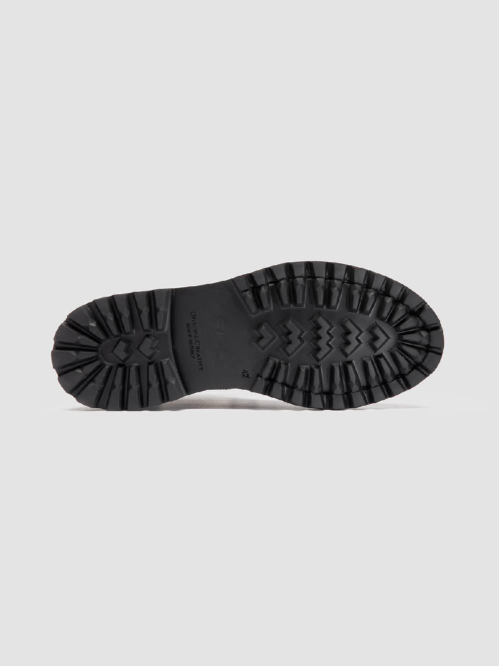 Officine Creative EVENTUAL DD 106 Stivali Stringati in Pelle Nera Offerta Giorno del Papà