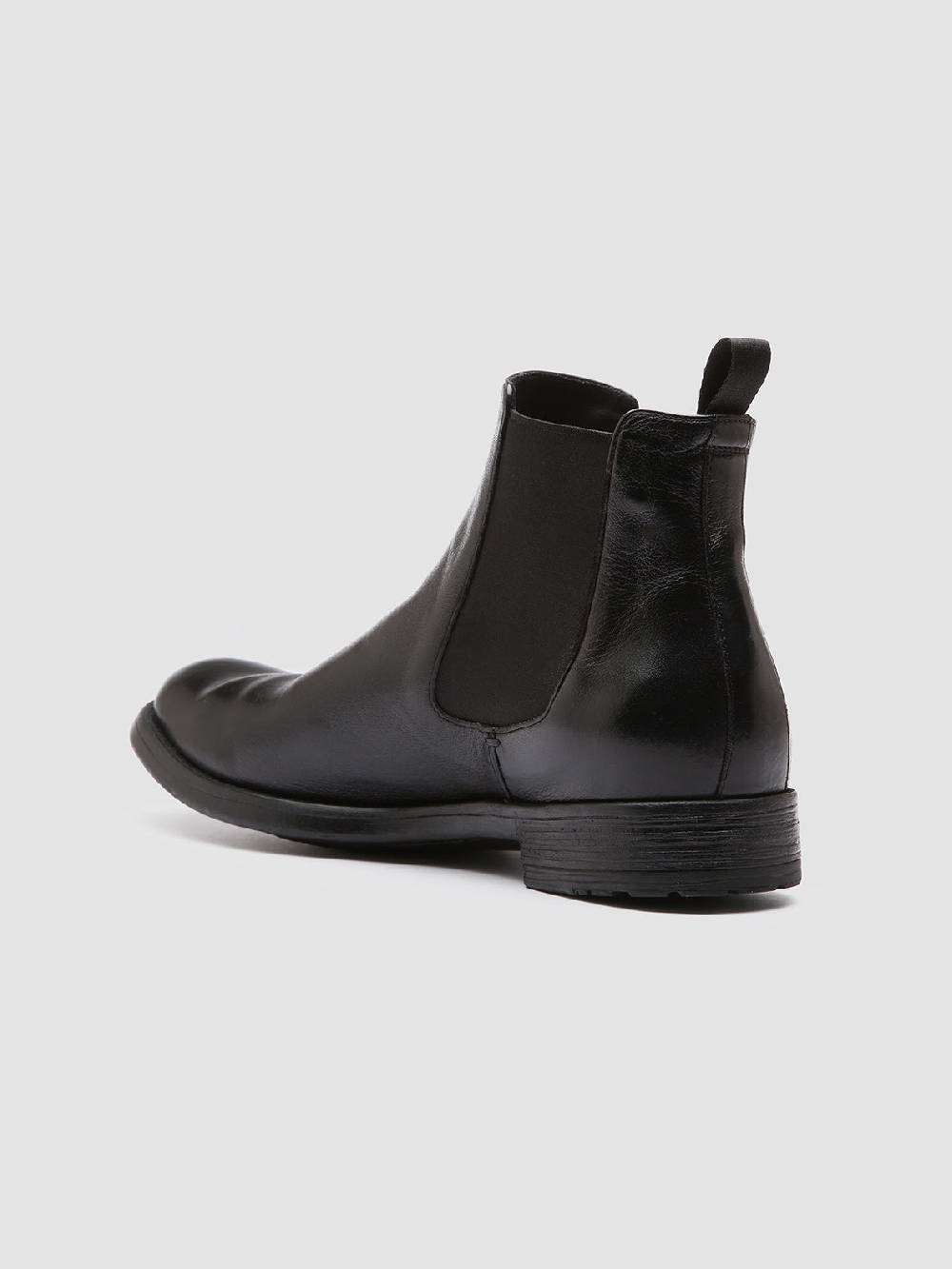 Officine Creative HIVE 007 Stivaletti Chelsea in Pelle Nera Offerta migliore