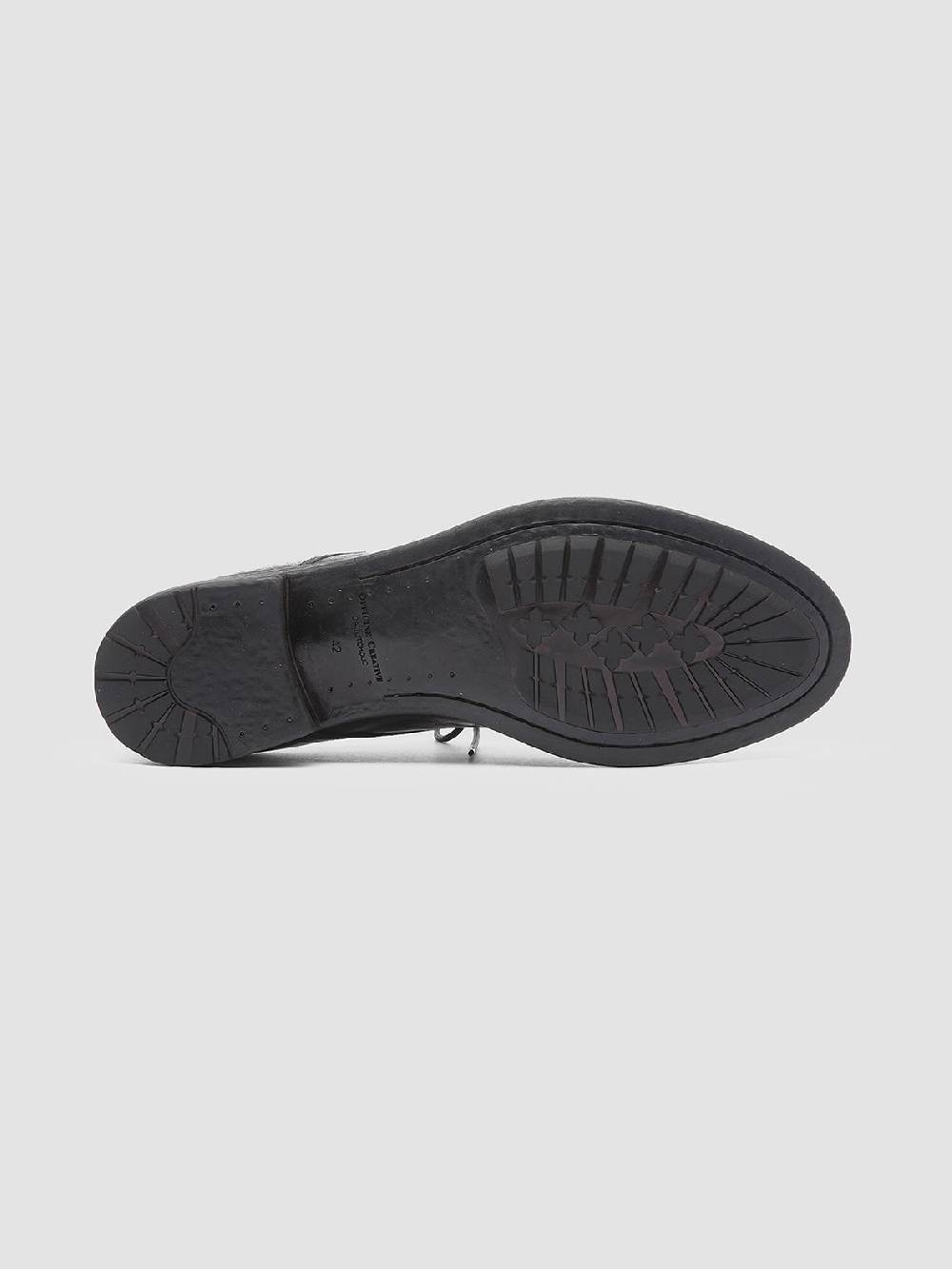 Officine Creative HIVE 008 Derby in Pelle Nera Latest fashion