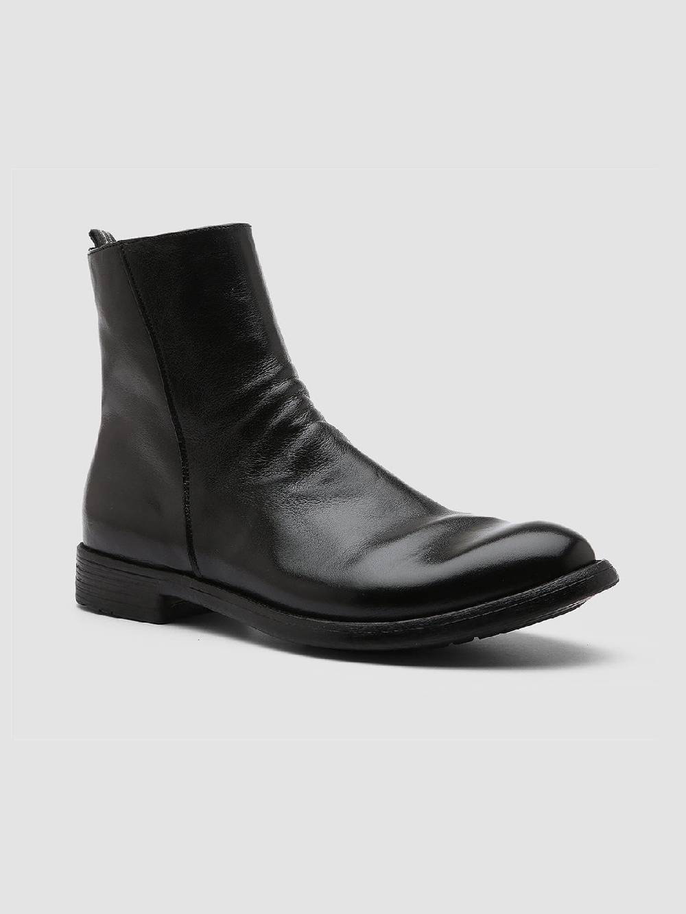 Officine Creative HIVE 010 Stivali in Pelle Nera Offerta temporanea