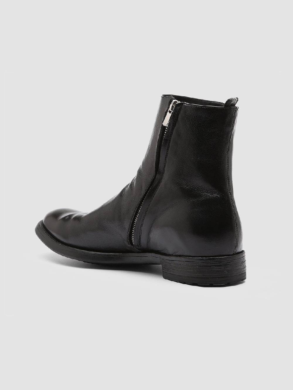 Officine Creative HIVE 010 Stivali in Pelle Nera Offerta temporanea