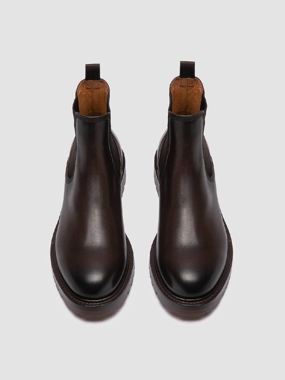Officine Creative BOSS 004 Stivaletti Chelsea in Pelle Marrone Bestseller