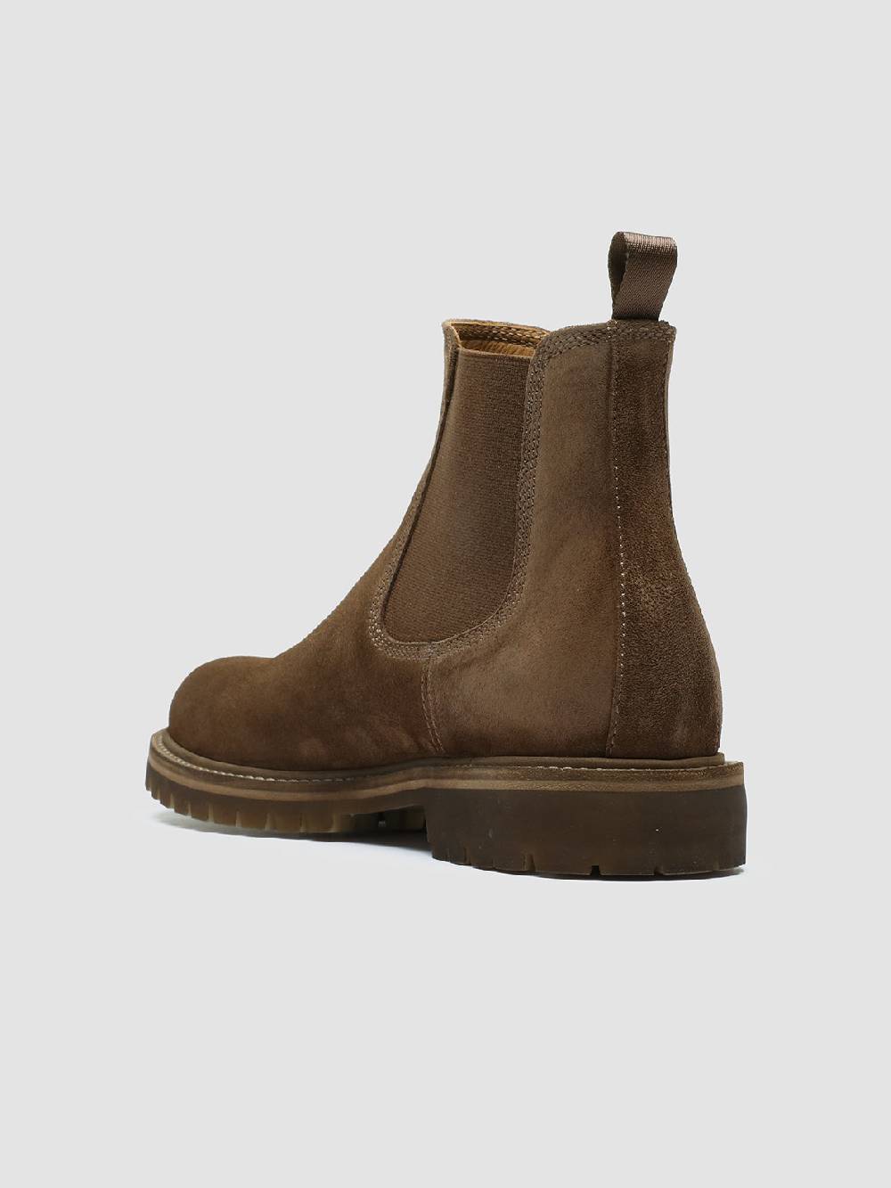 Officine Creative BOSS 004 Stivali Chelsea in Pelle Scamosciata Marrone Offerte stagionali