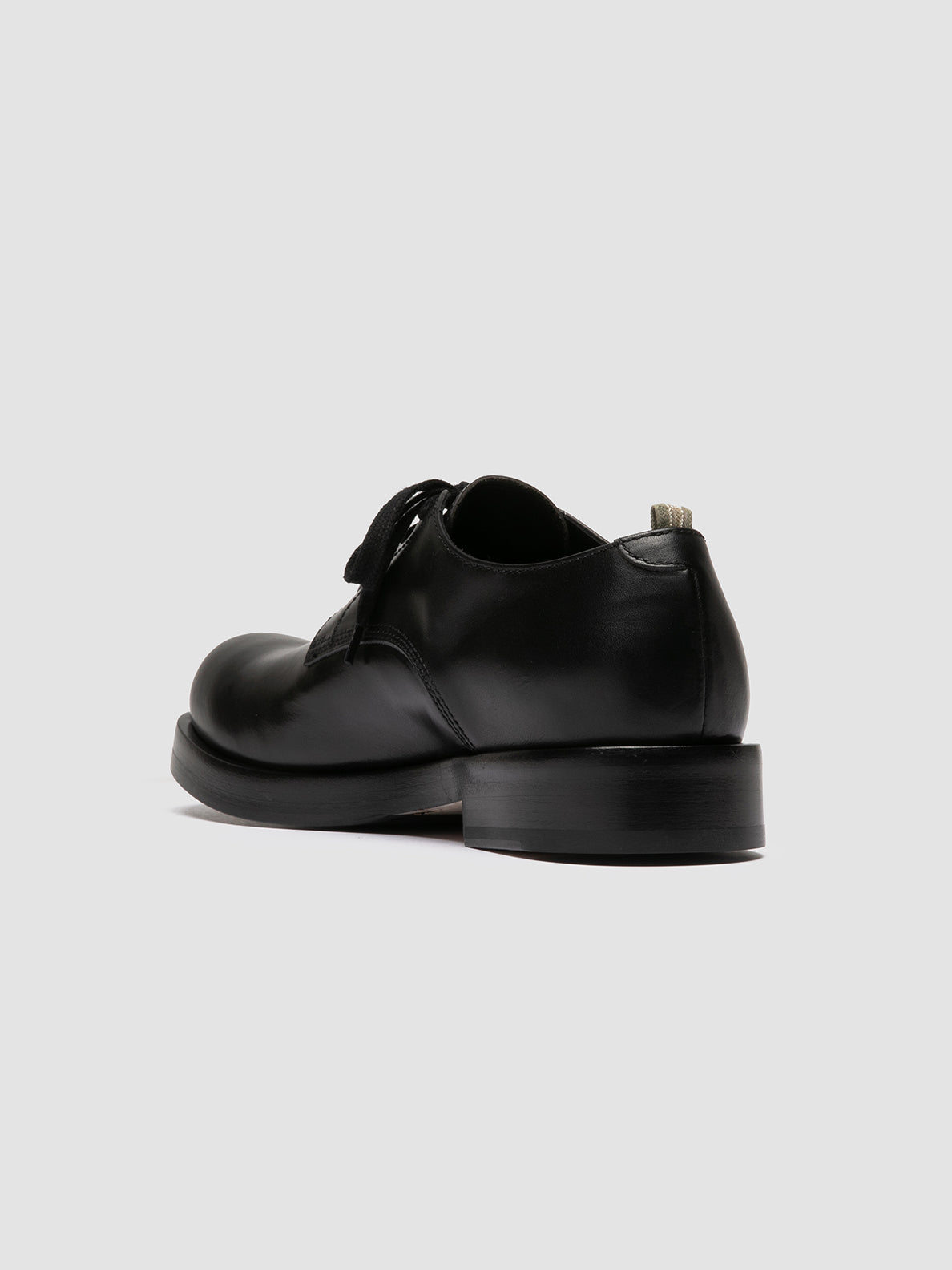 Officine Creative BULLA 001 Derby in Pelle Nera Offerte speciali