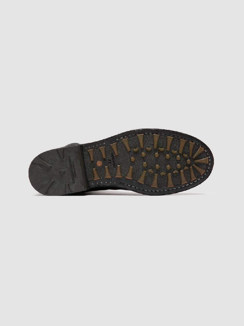 Officine Creative BULLA DD 104 Stivali con Zip in Pelle Nera Ritorno libero