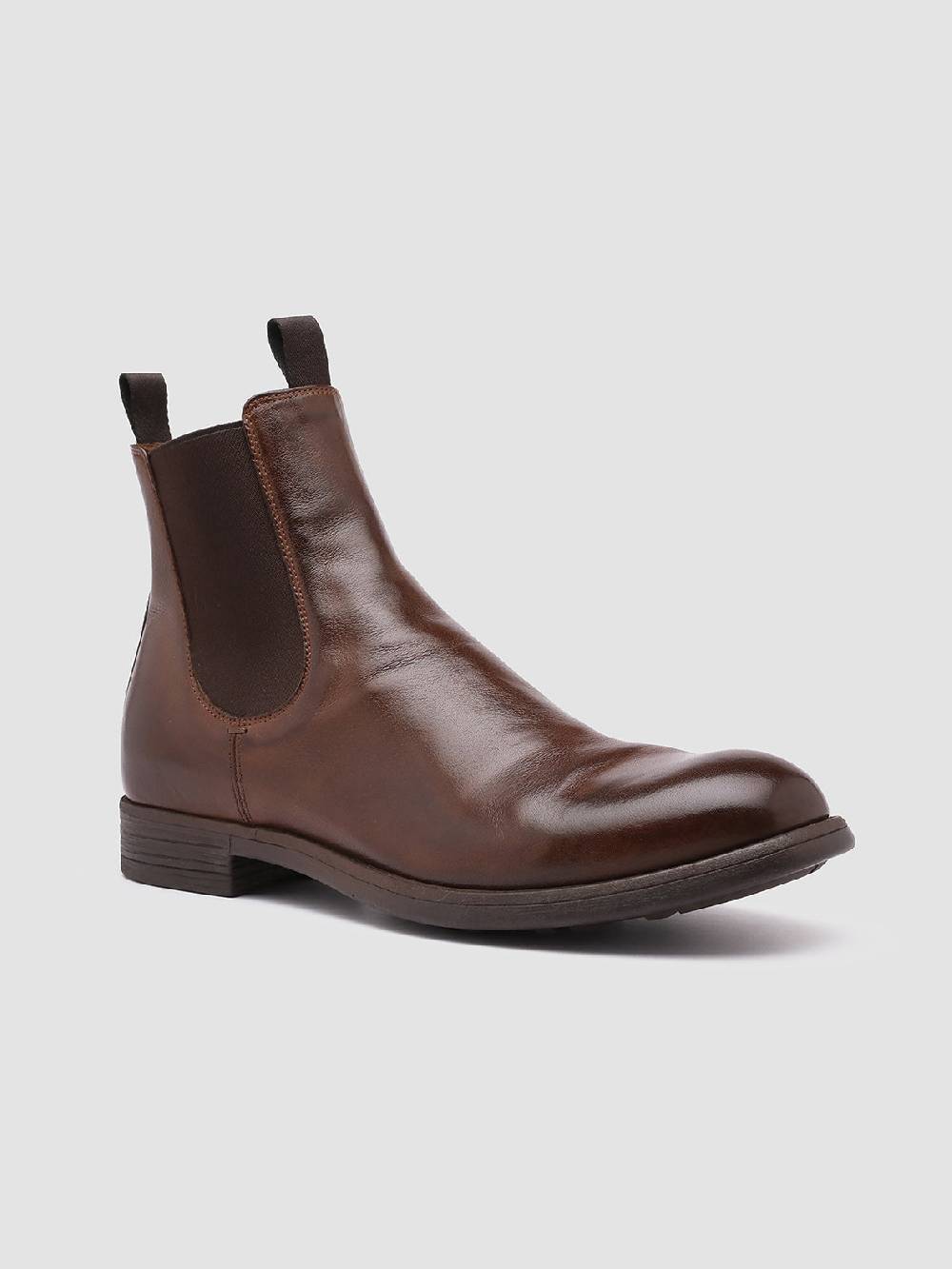 Officine Creative CHRONICLE 002 Stivaletti Chelsea in Pelle Marrone ACQUISTA ORA